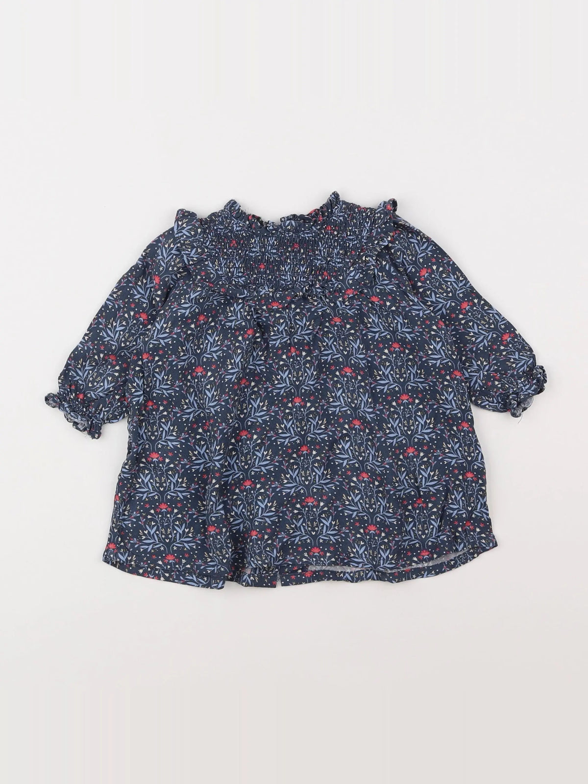 Vertbaudet - robe bleu - 6 mois