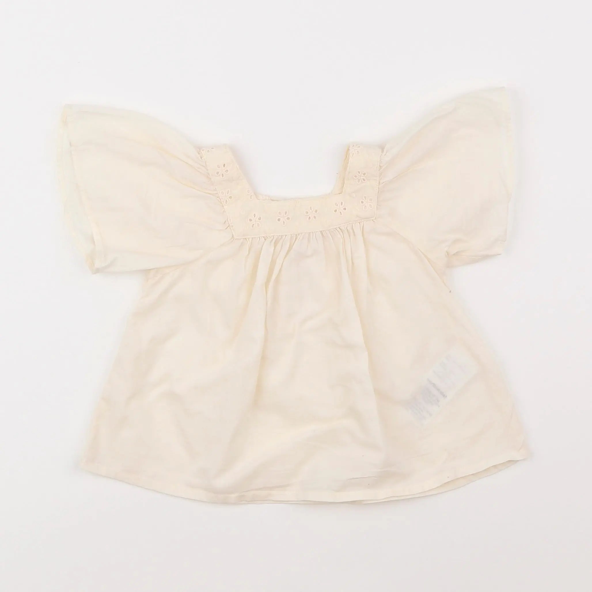 Vertbaudet - blouse beige - 9 mois