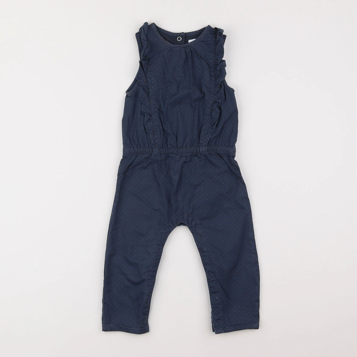 Vertbaudet - combinaison bleu - 12 mois