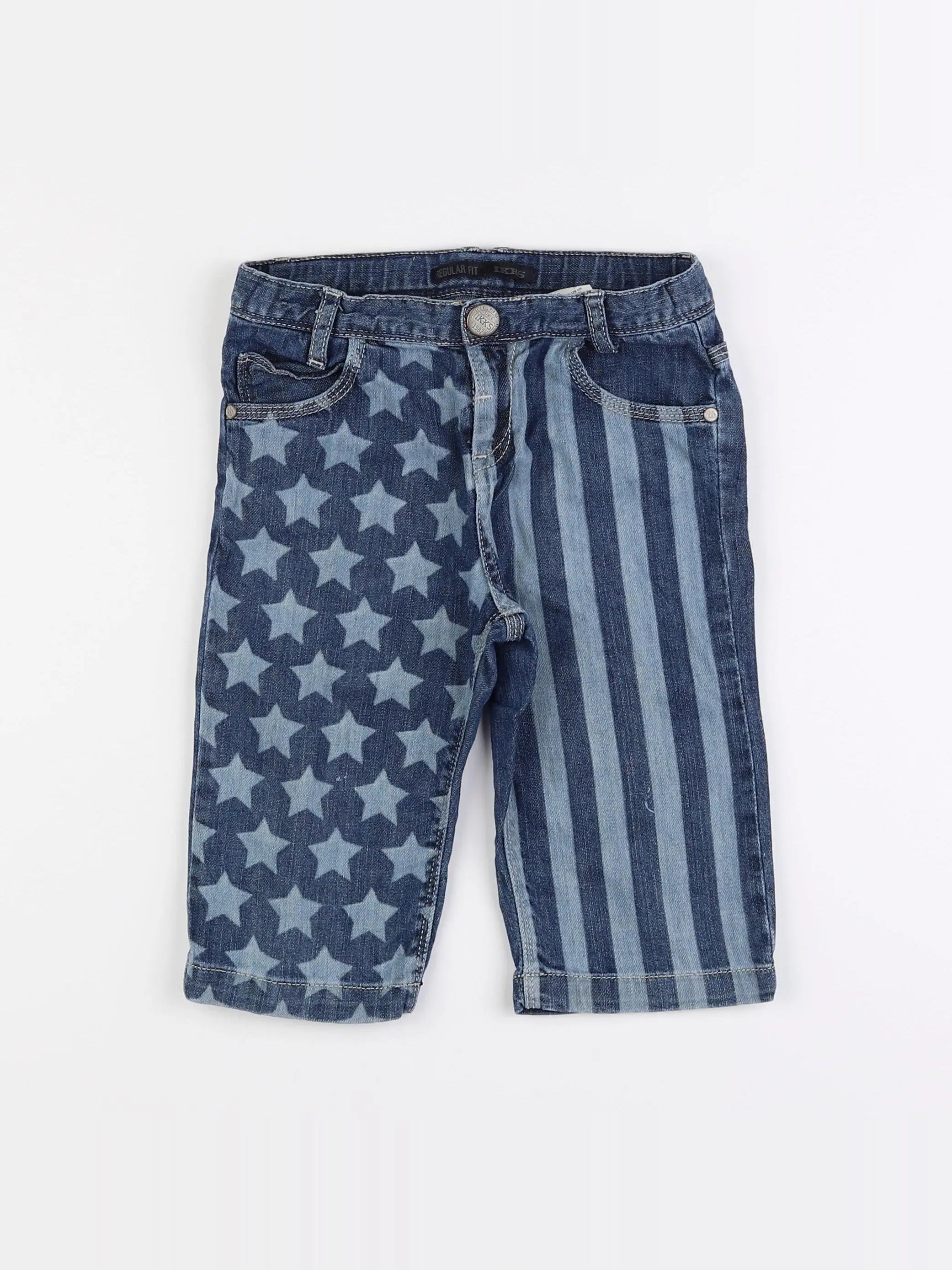 IKKS - short bleu - 8 ans
