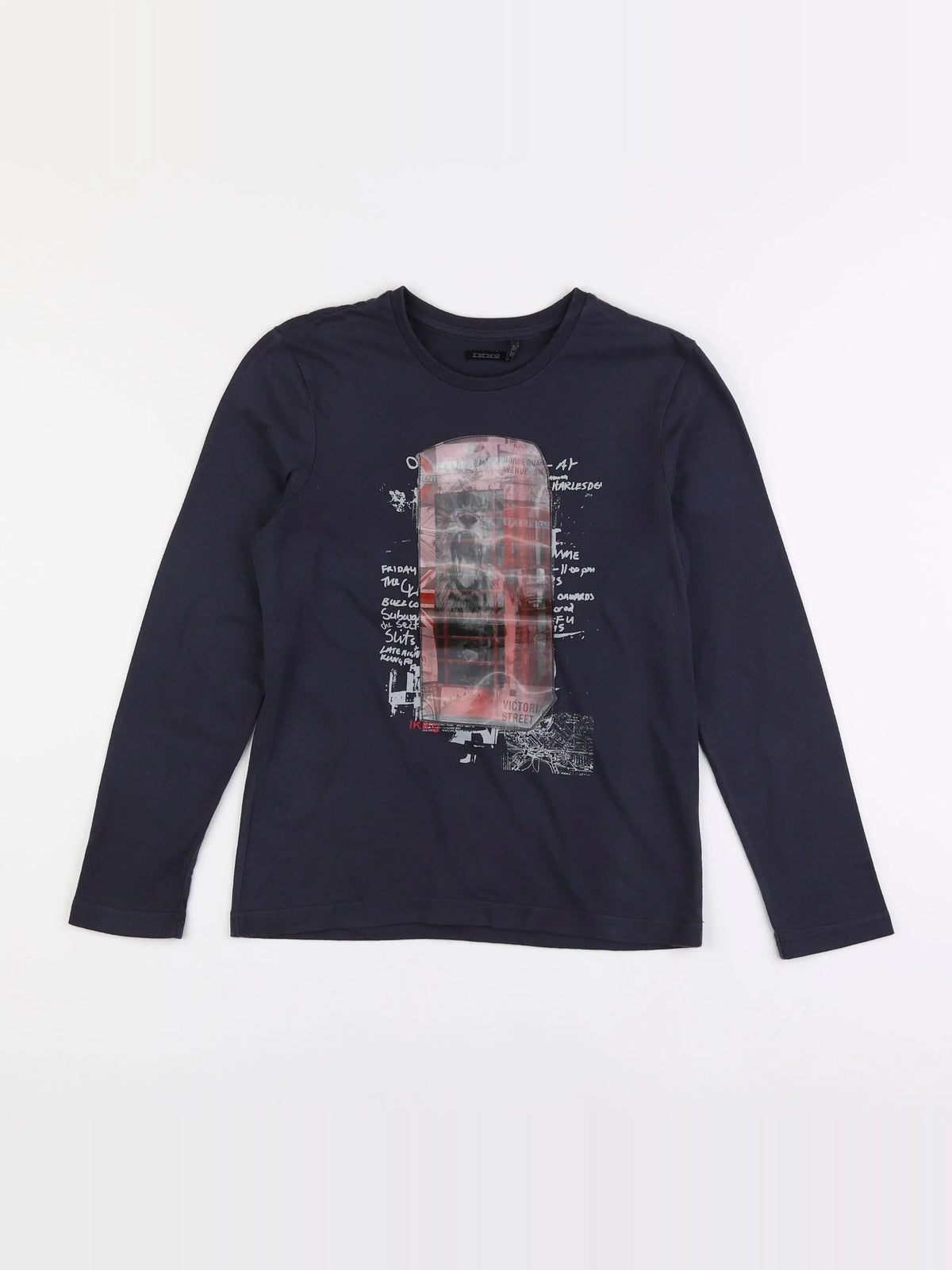 IKKS - tee-shirt gris - 12 ans