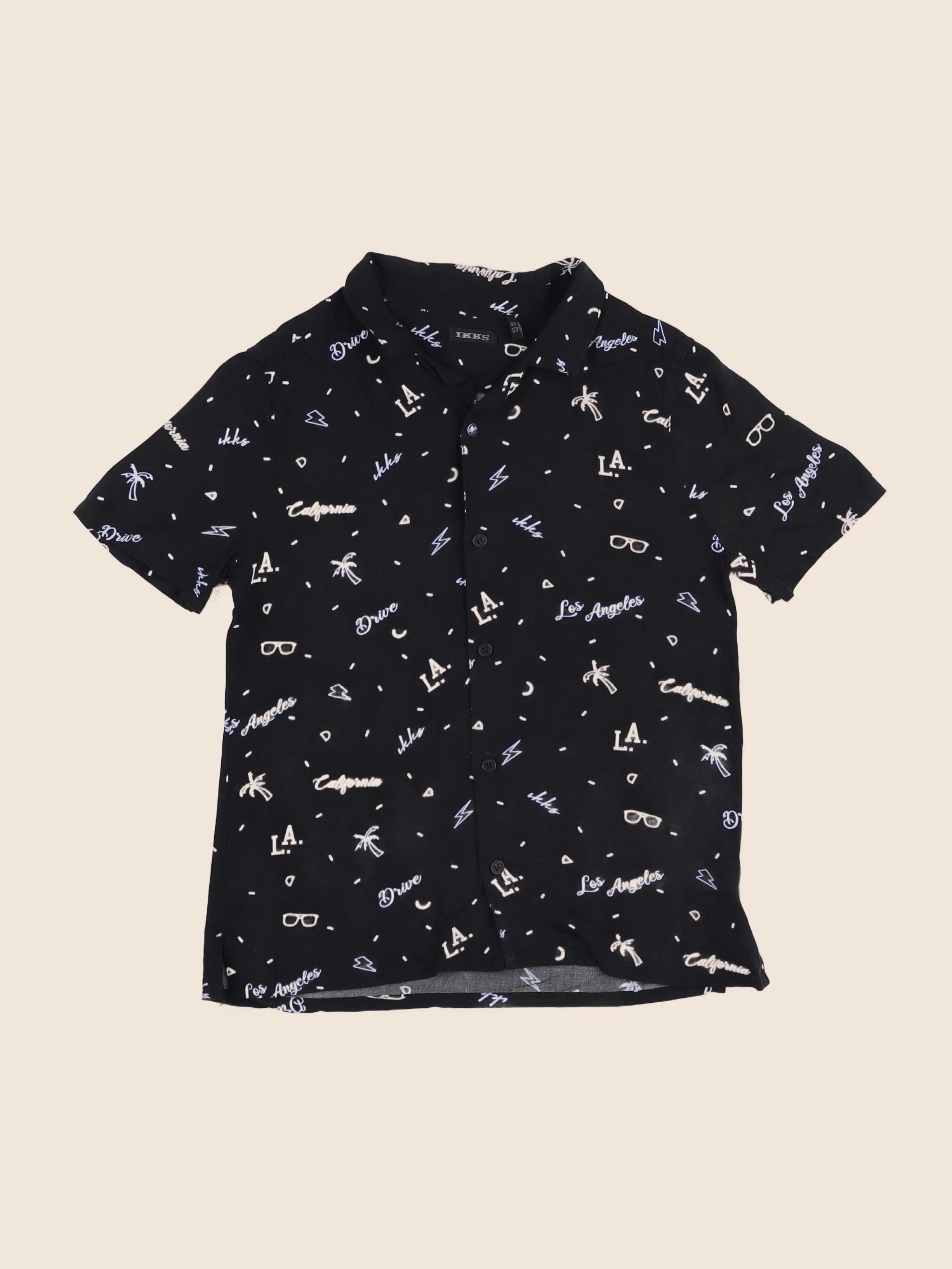 IKKS - chemise noir - 8 ans