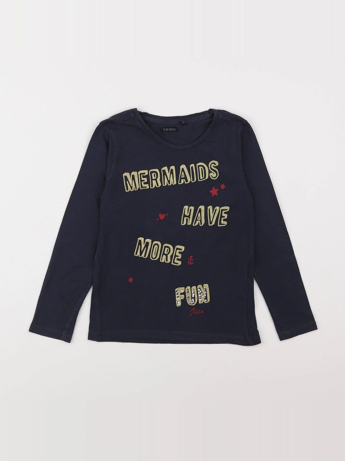 IKKS - tee-shirt bleu - 6 ans