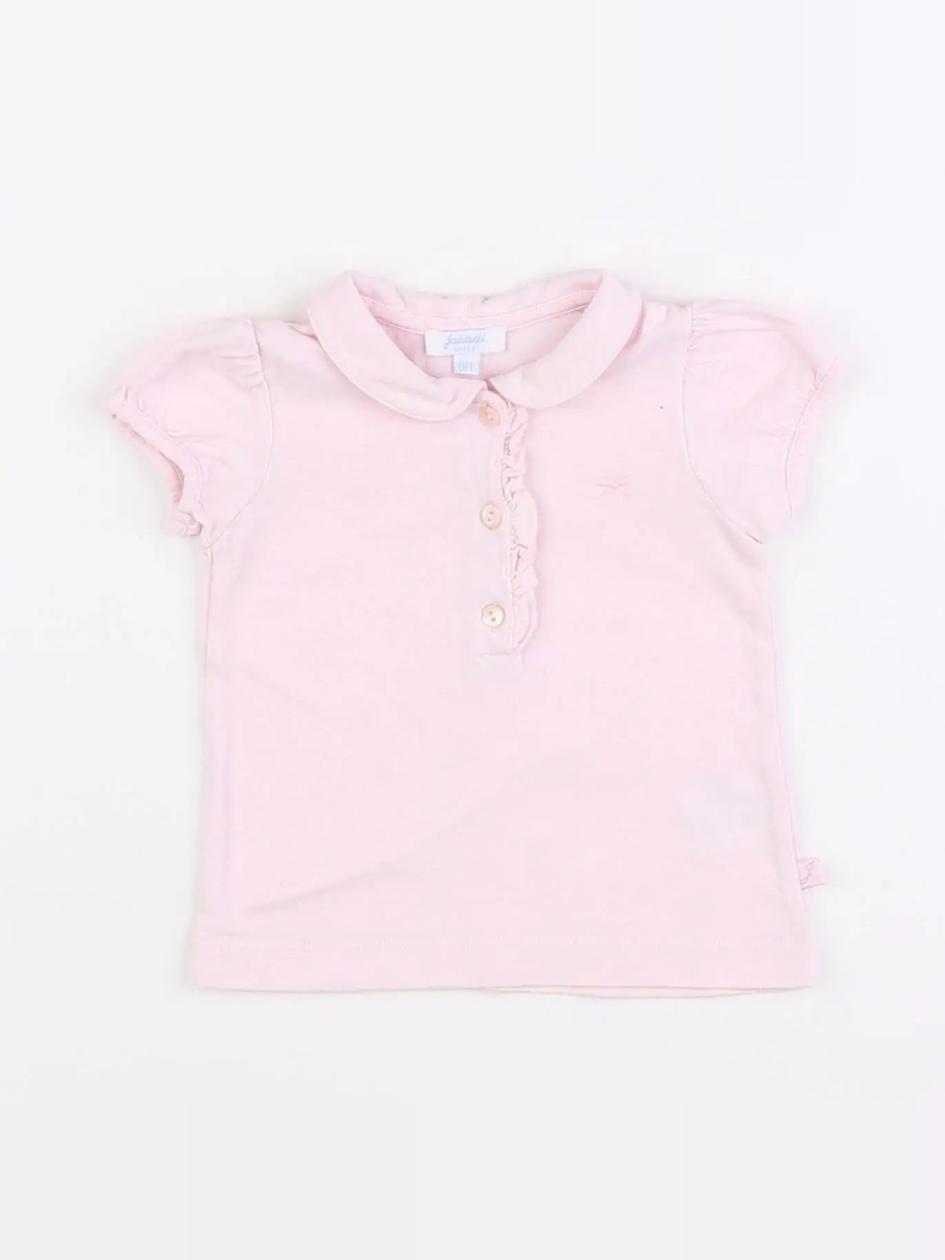 Jacadi - polo rose - 6 mois