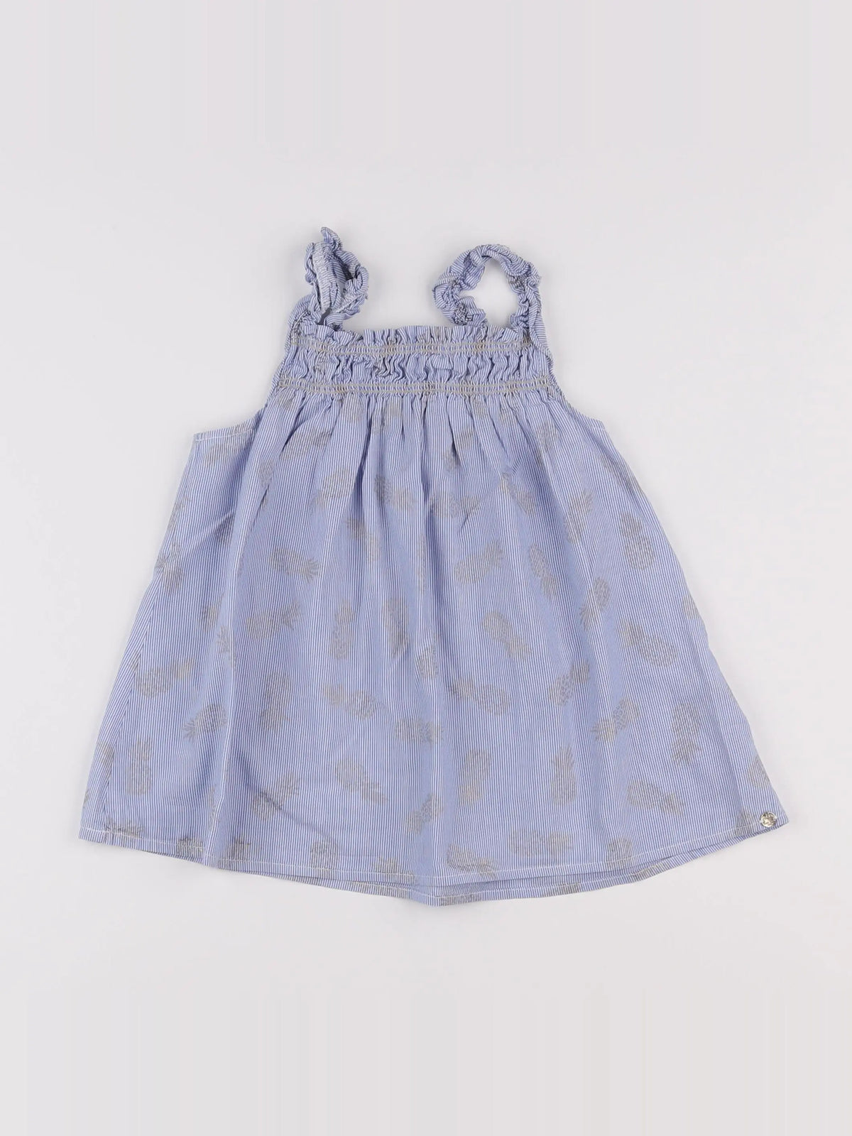IKKS - blouse bleu - 8 ans