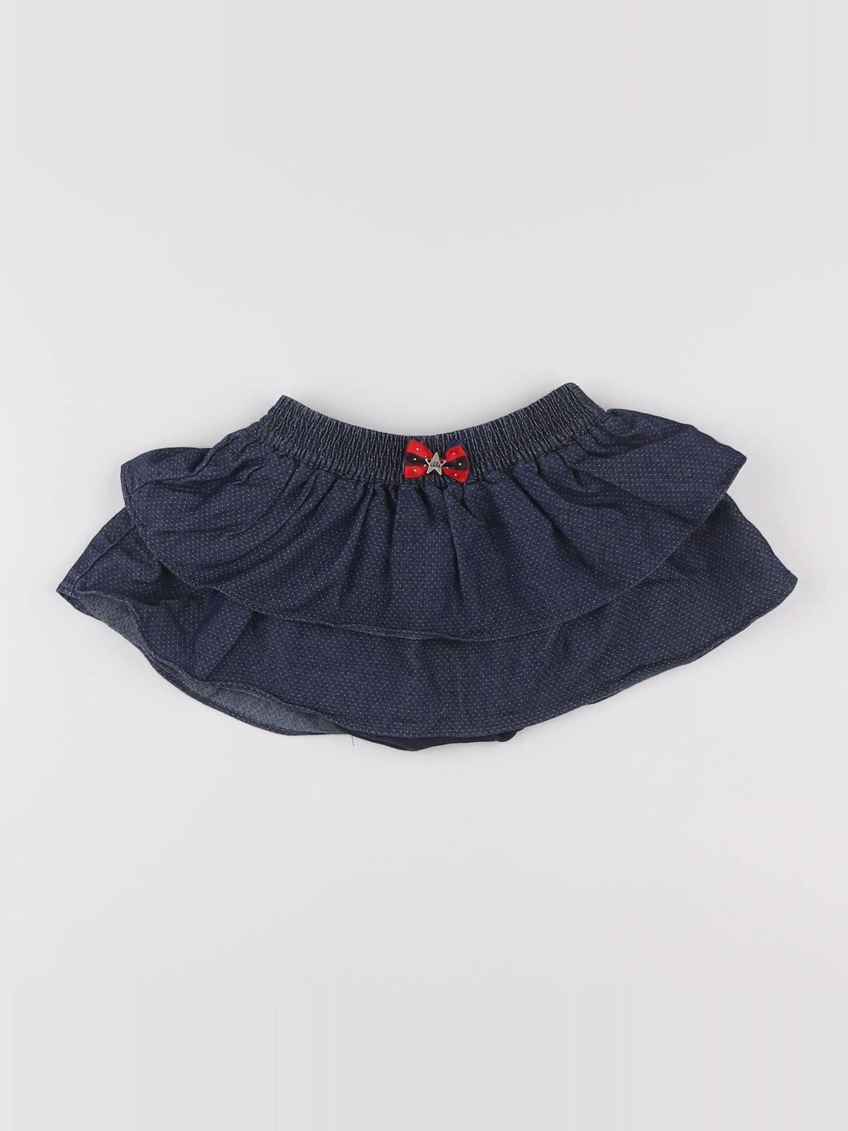 IKKS - jupe short bleu - 18 mois
