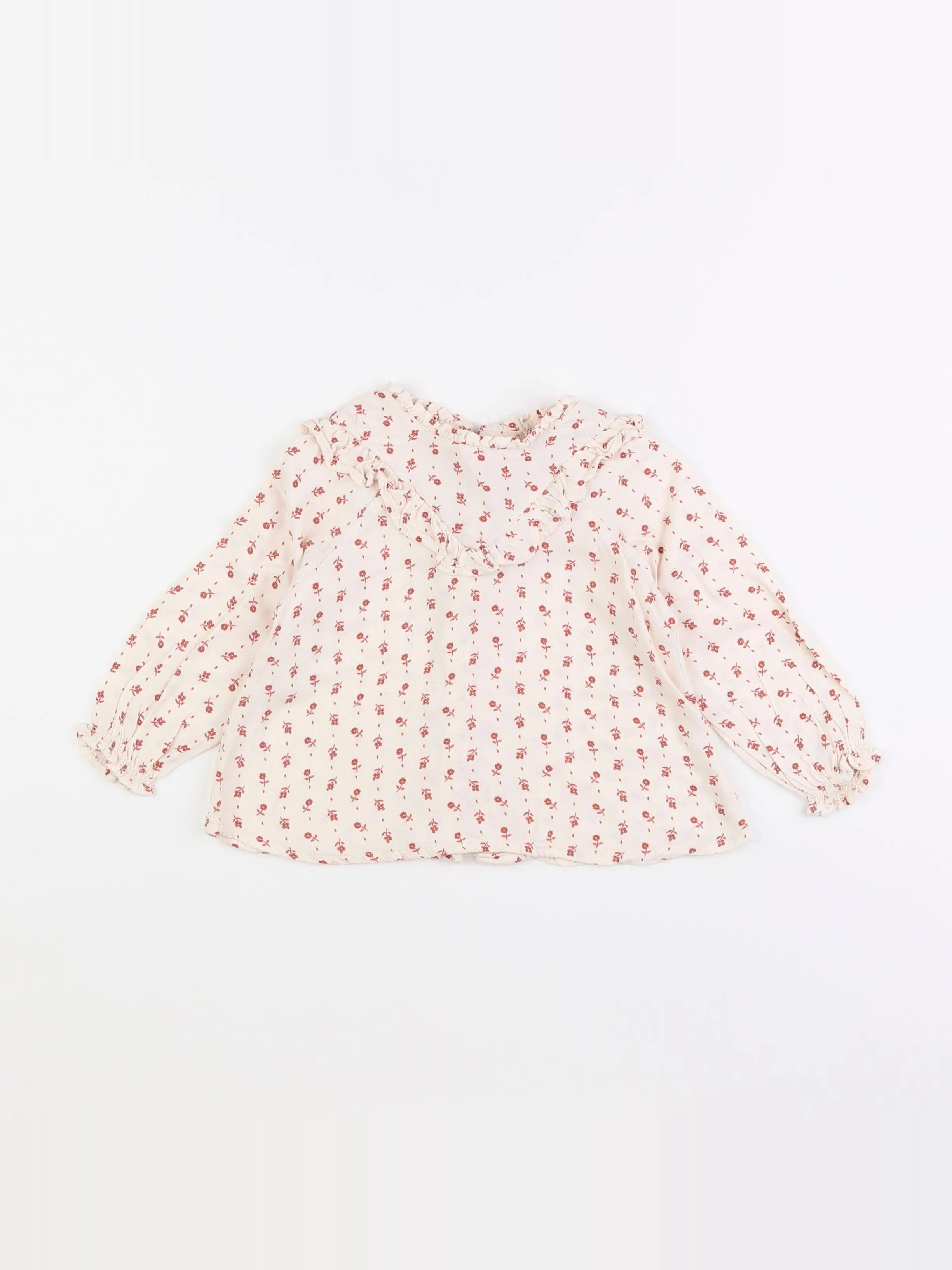 Vertbaudet - blouse blanc - 18 mois