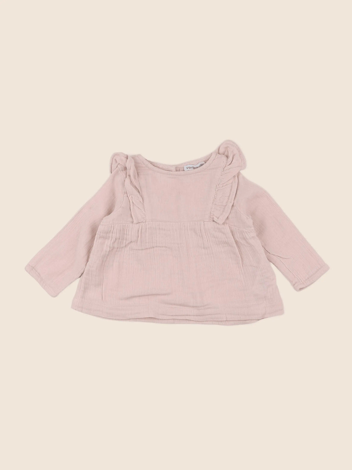 Vertbaudet - blouse rose - 6 mois