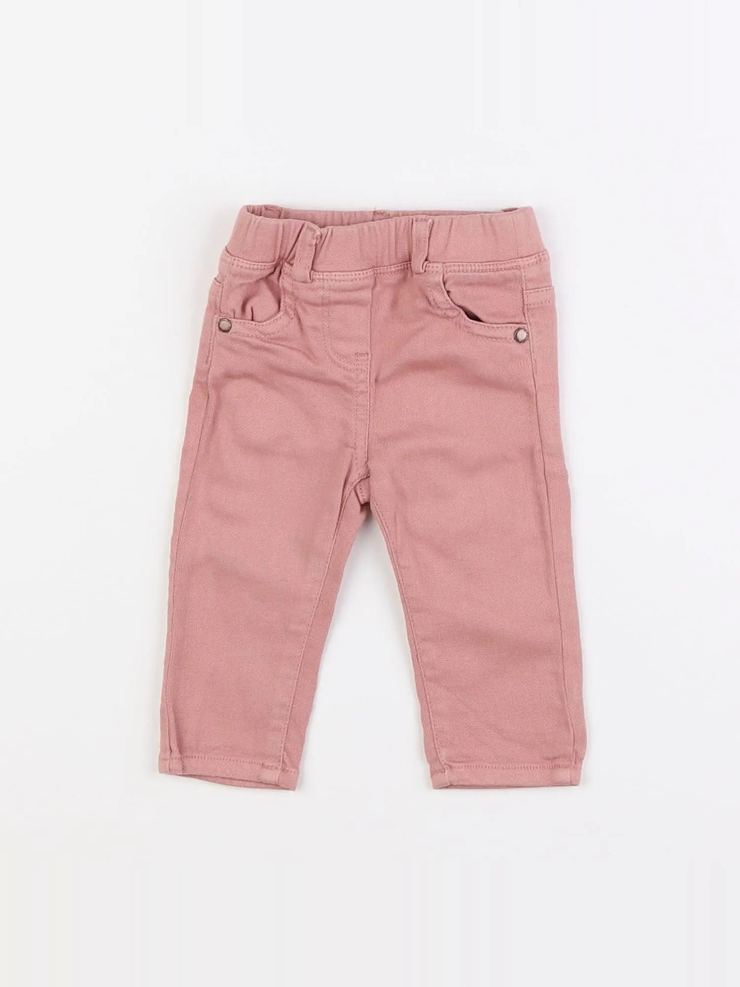 Vertbaudet - jegging rose - 3 mois