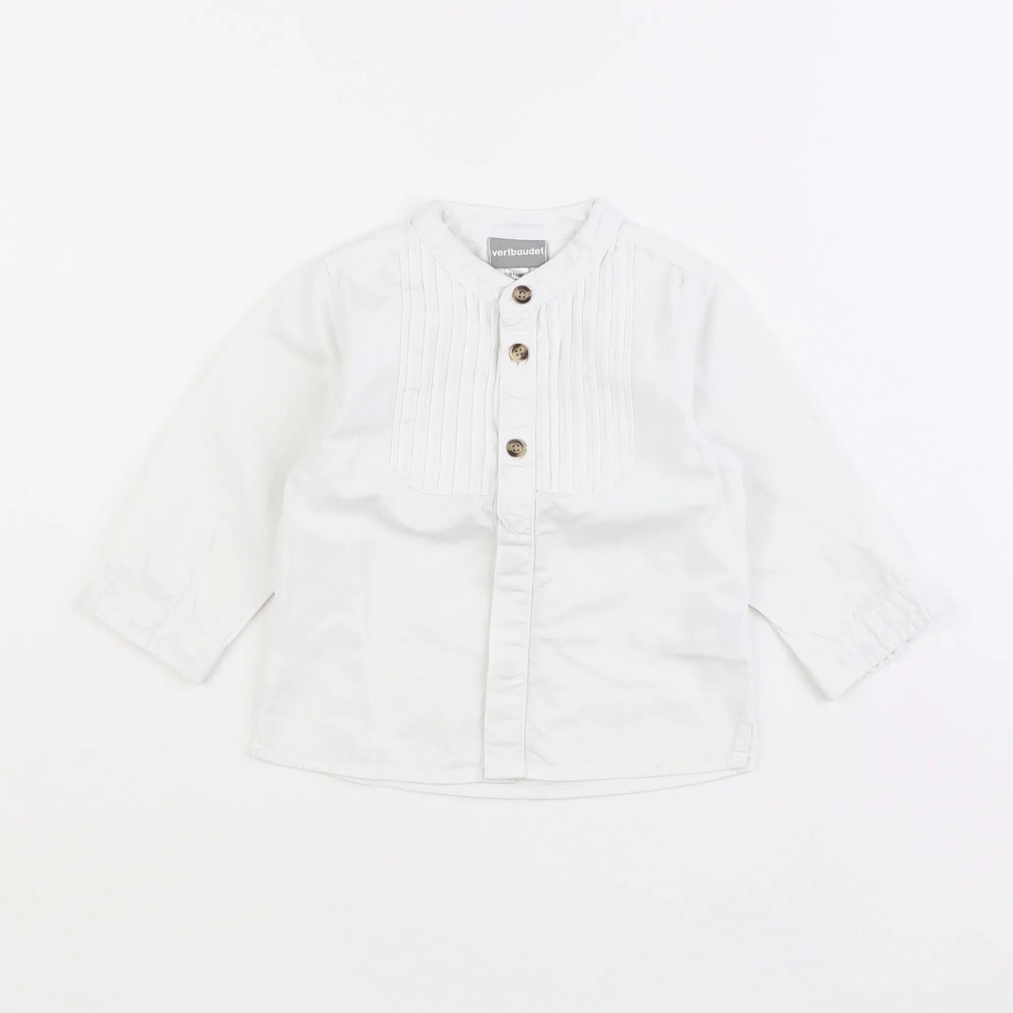 Vertbaudet - blouse blanc - 9 mois