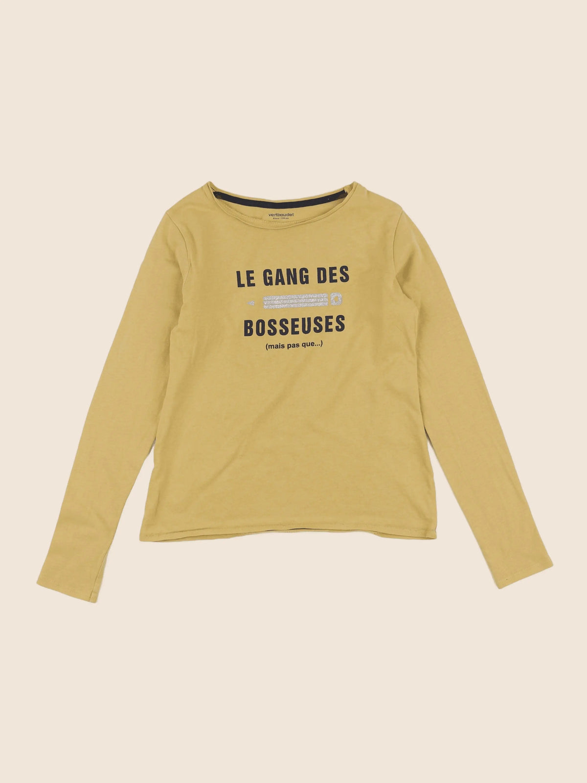 Vertbaudet - tee-shirt jaune - 8 ans