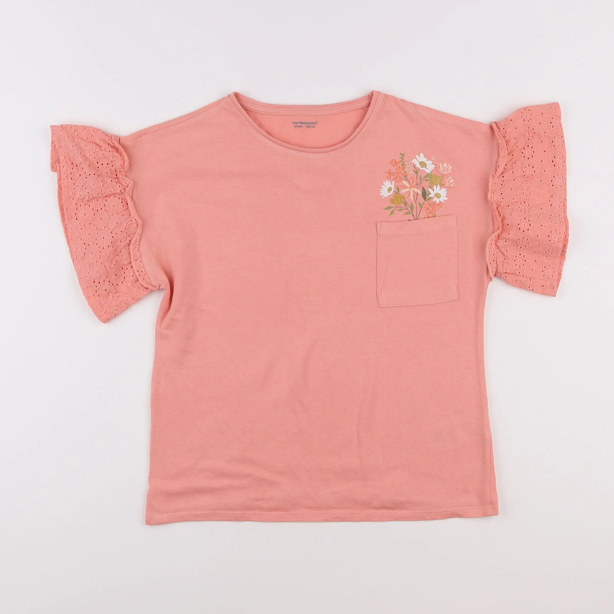 Vertbaudet - tee-shirt rose - 10 ans