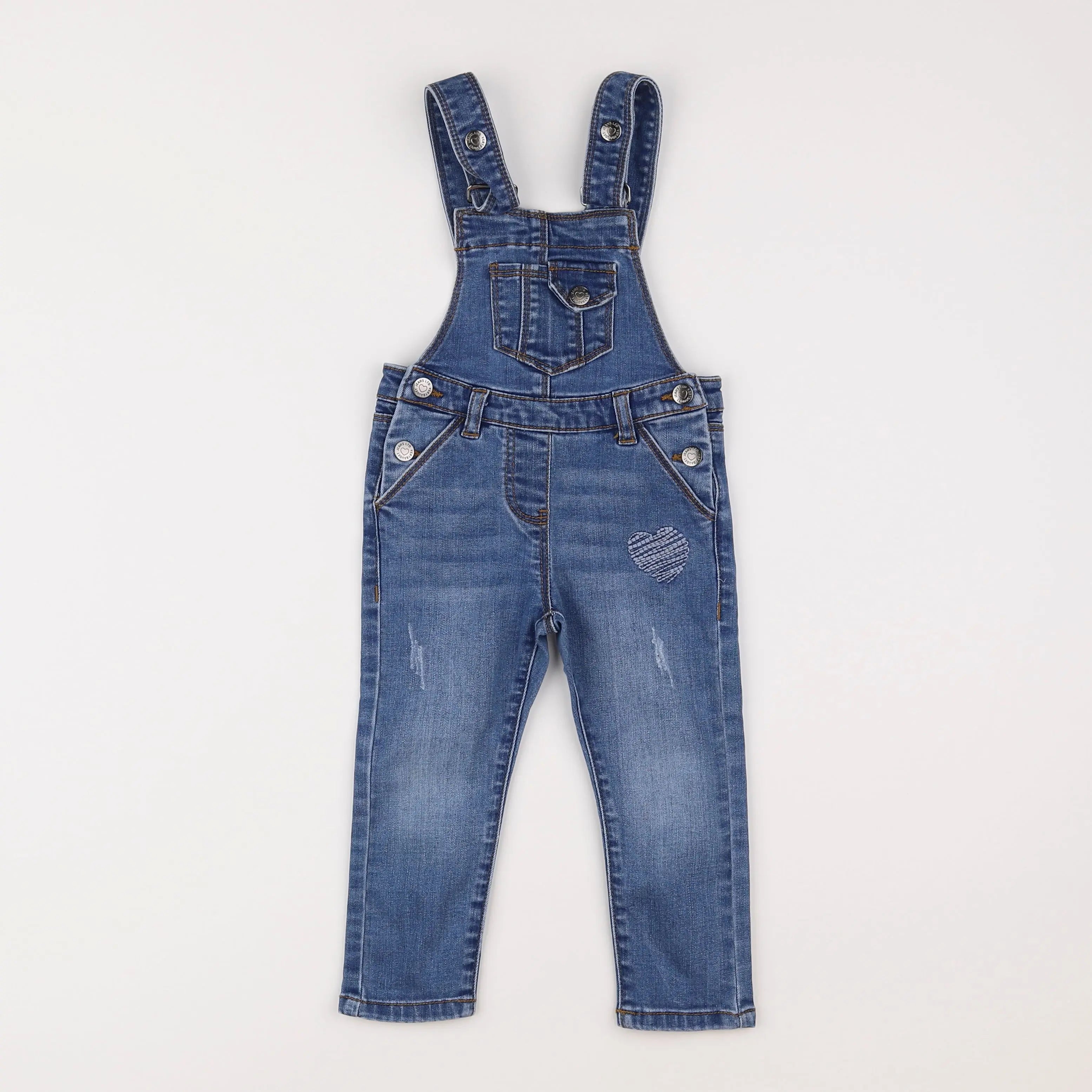 Vertbaudet - salopette bleu - 18 mois