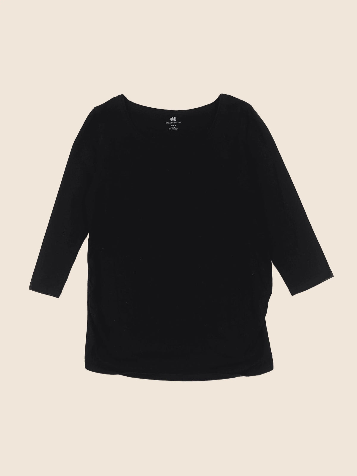 H&M - tee-shirt grossesse noir - 38 à 40
