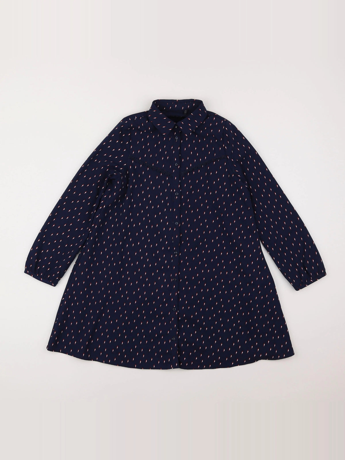 IKKS - robe bleu - 10 ans