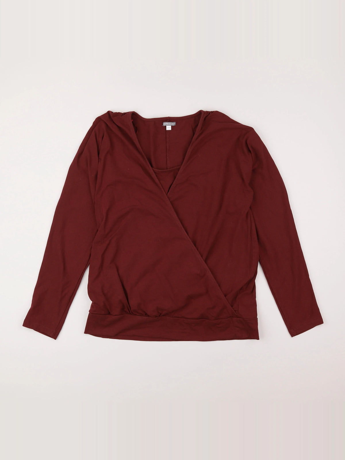 Vertbaudet - tee-shirt grossesse rouge - 42 à 44