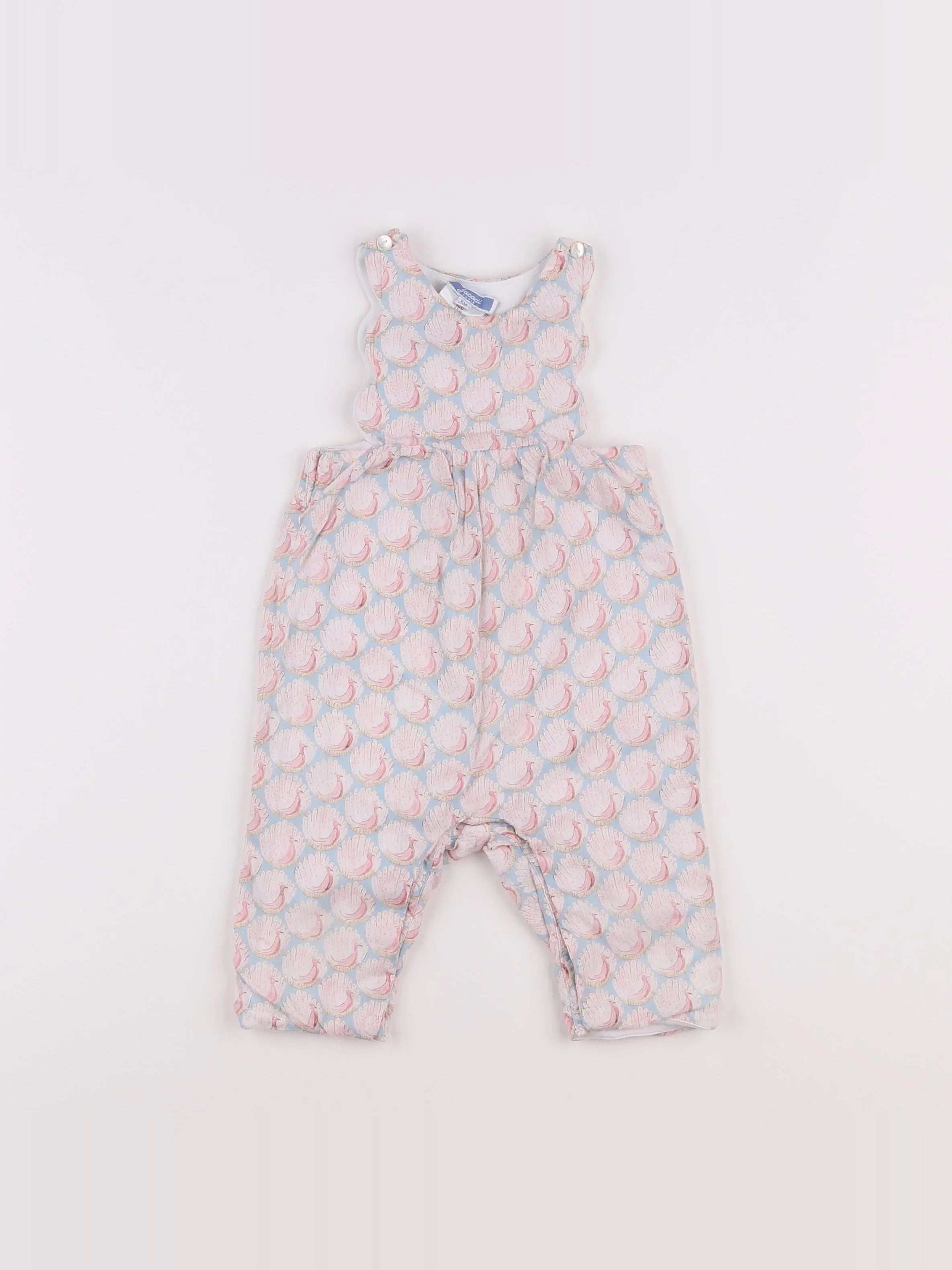 Jacadi - combinaison multicolore - 6 mois