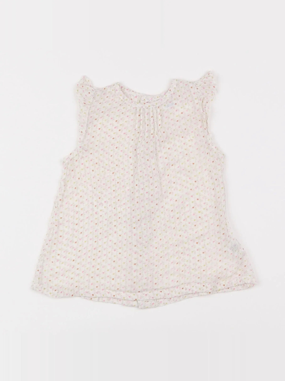 Boutchou - blouse blanc - 18 mois
