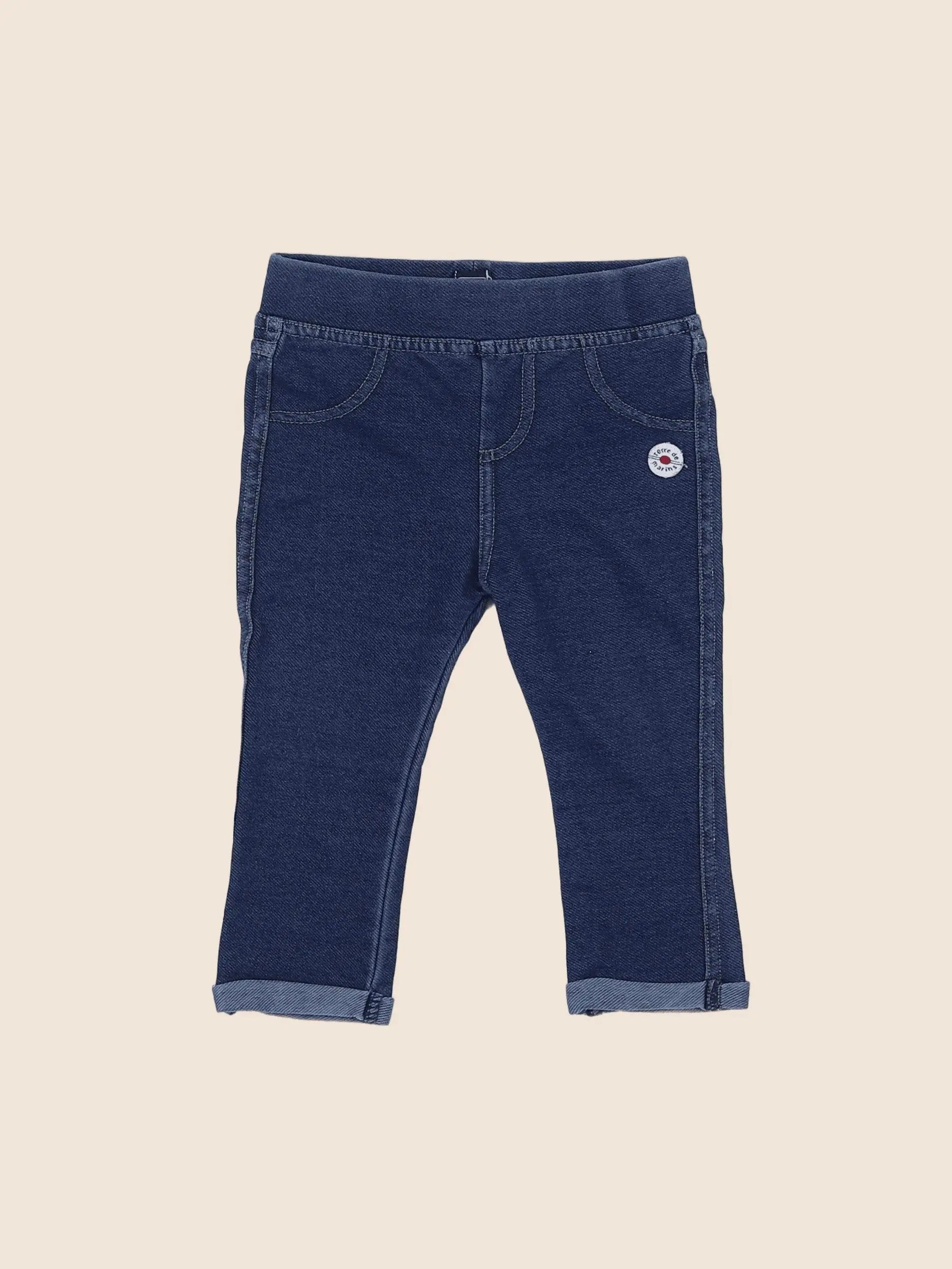 Terre de marins - jegging bleu - 9 mois