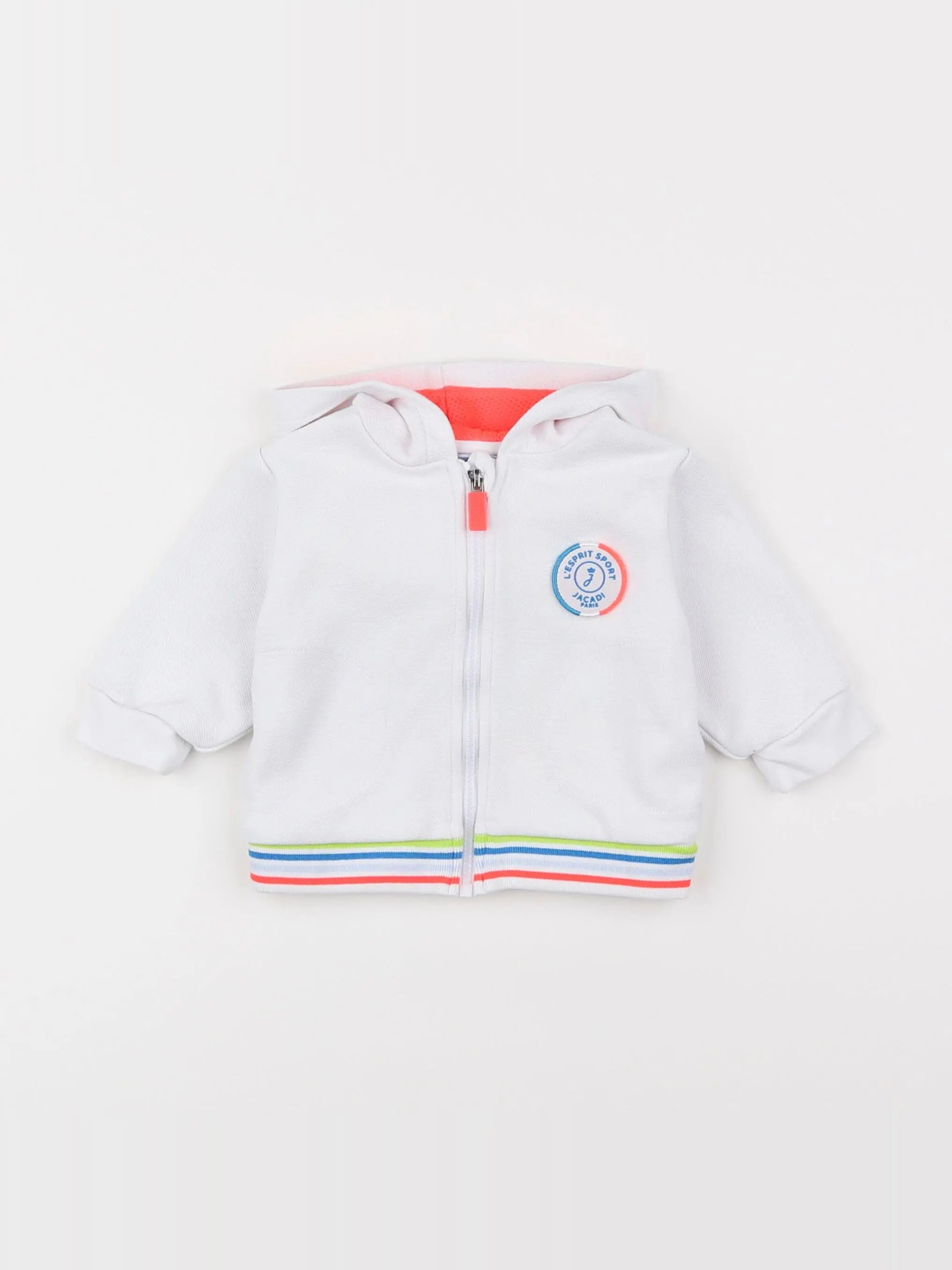 Jacadi - sweat blanc - 6 mois