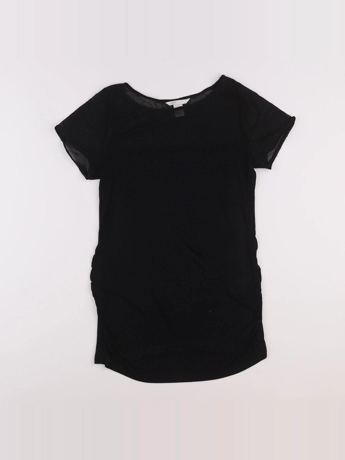 H&M - tee-shirt grossesse noir - 36 à 38