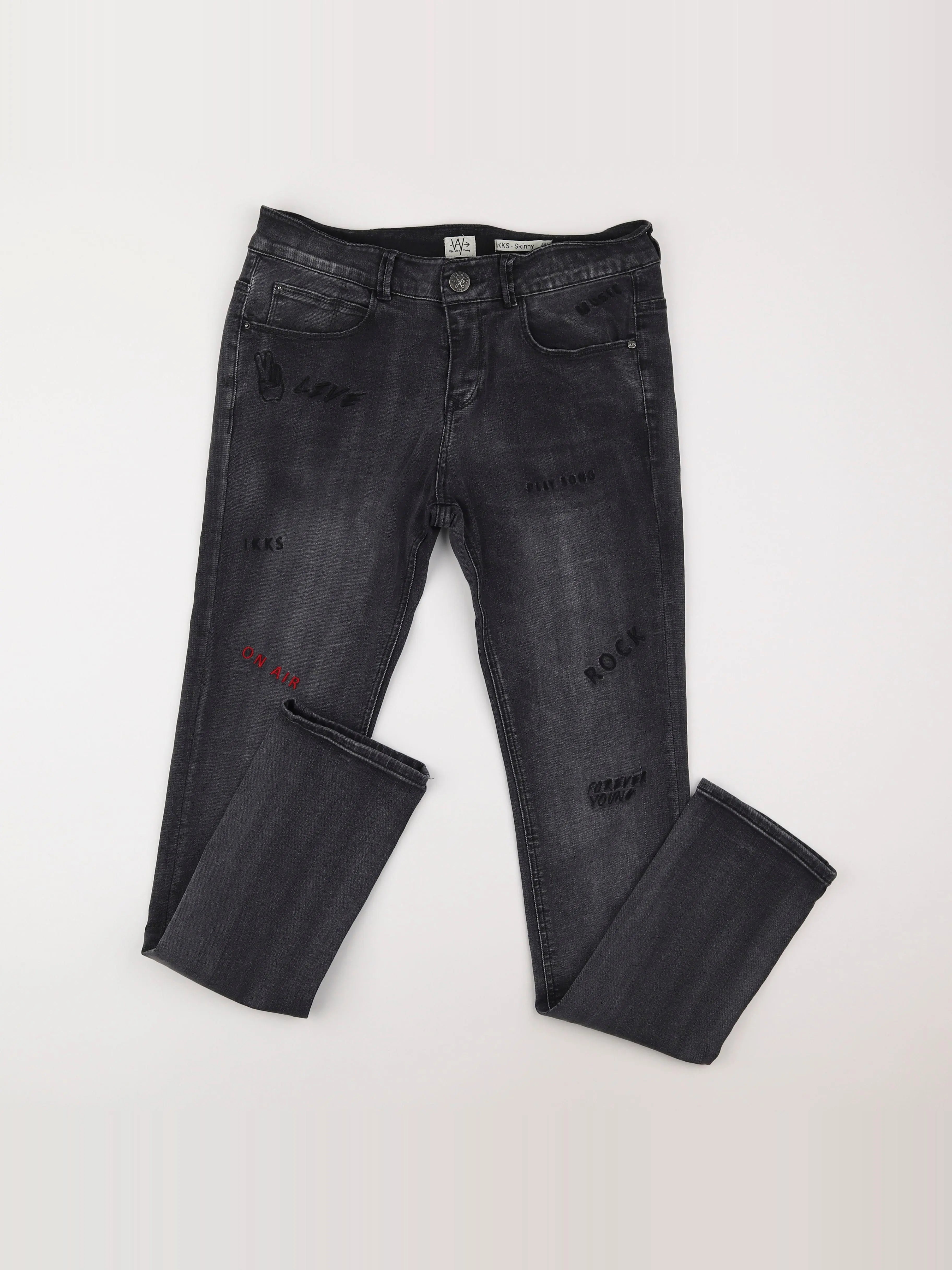 IKKS - jean noir - 16 ans