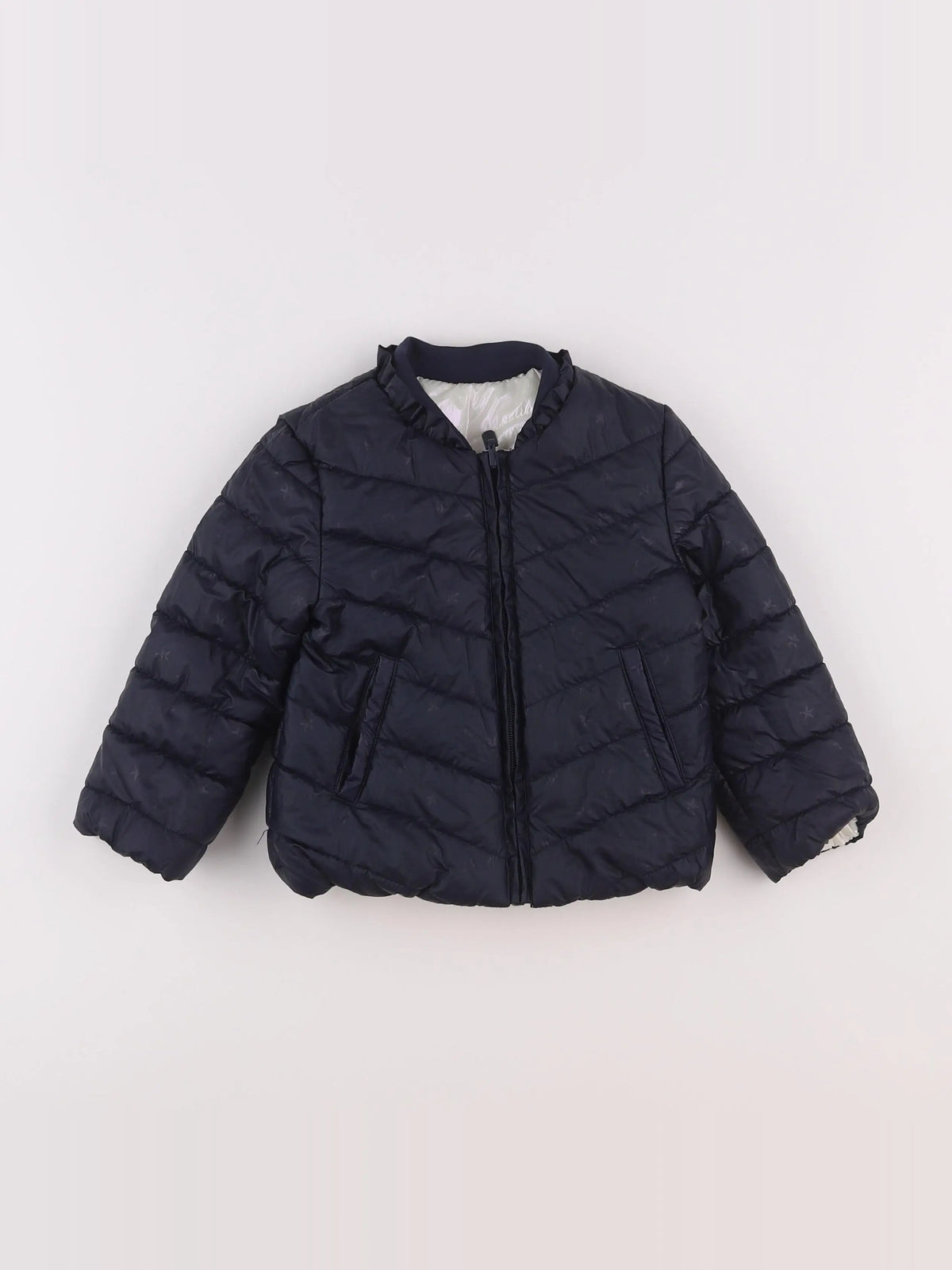 IKKS - doudoune réversible bleu - 18 mois