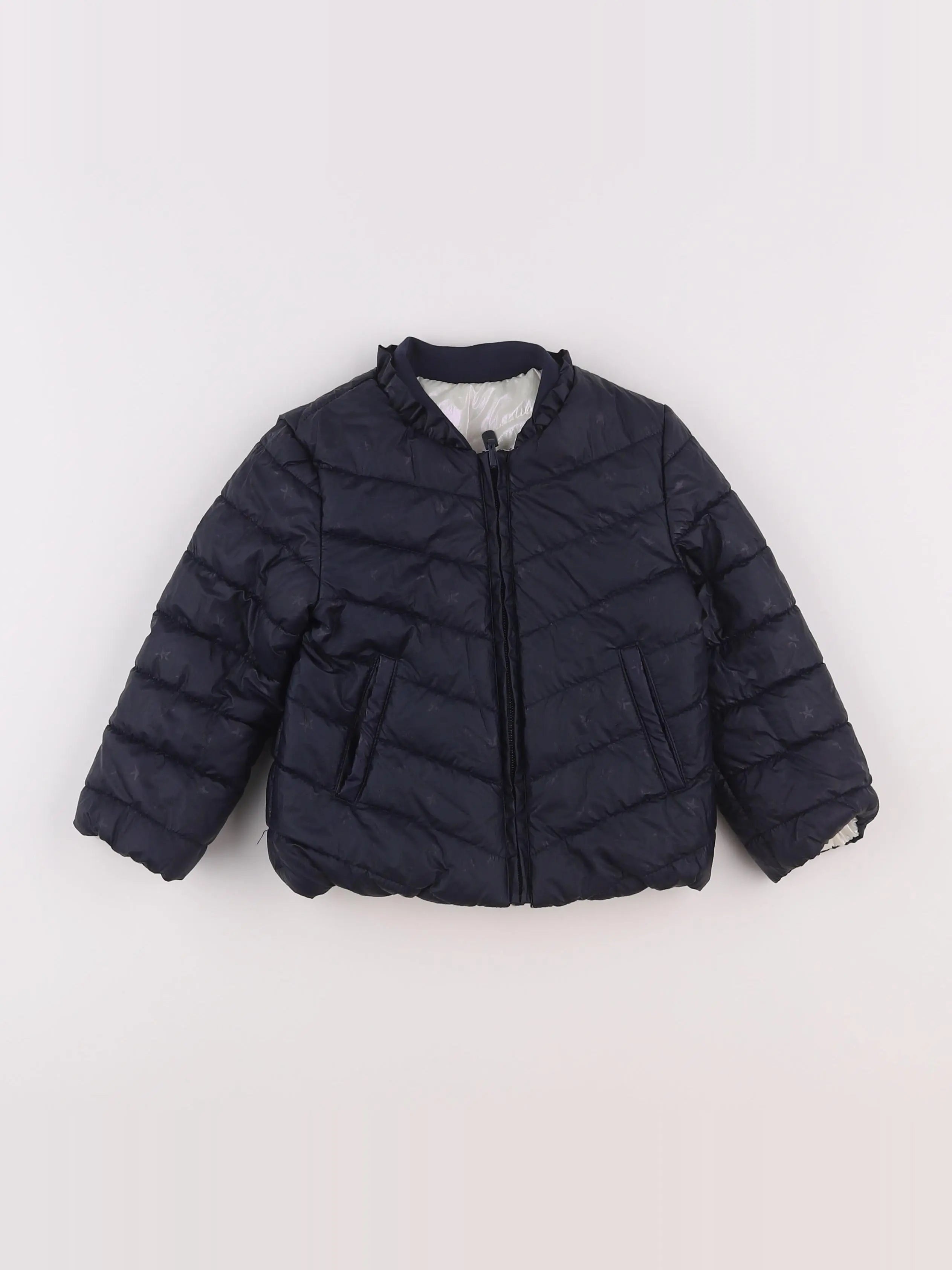 IKKS - doudoune réversible bleu - 18 mois