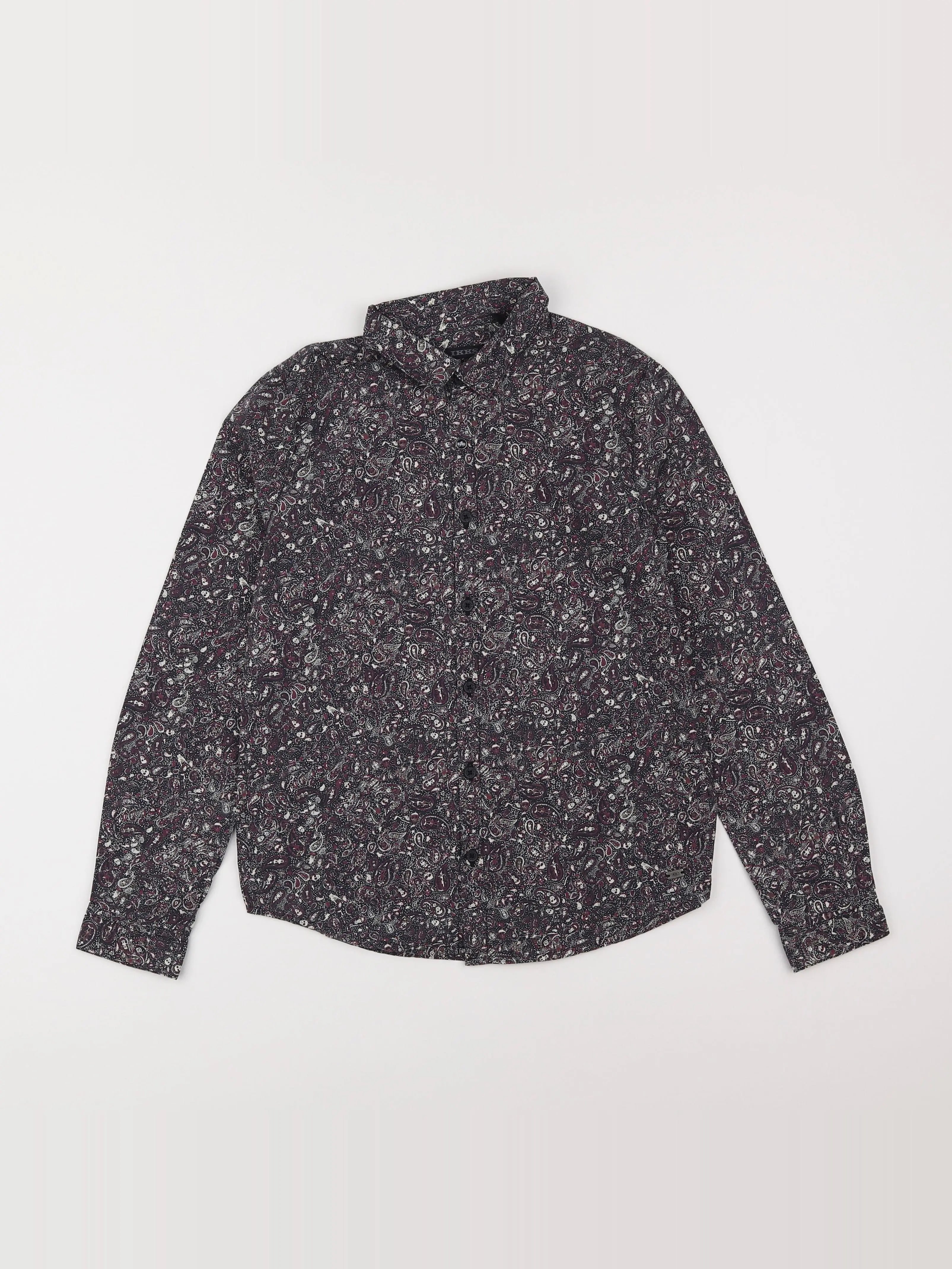 IKKS - chemise noir - 10 ans