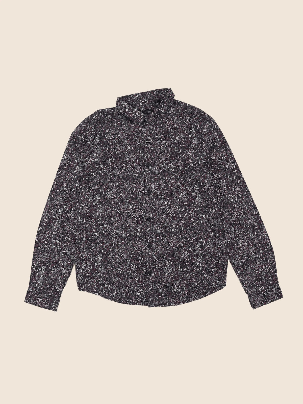 IKKS - chemise noir - 10 ans