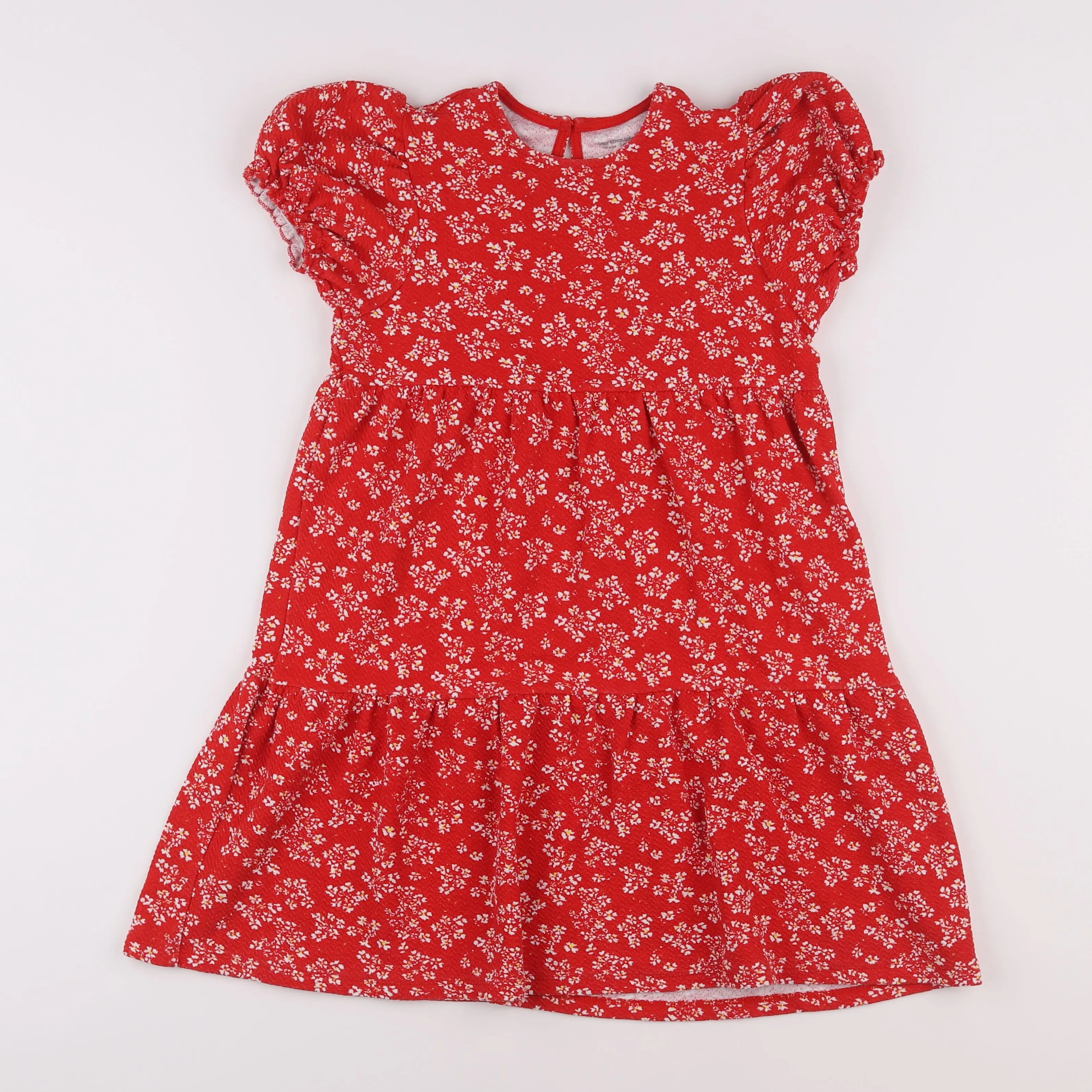 Vertbaudet - robe rouge - 10 ans