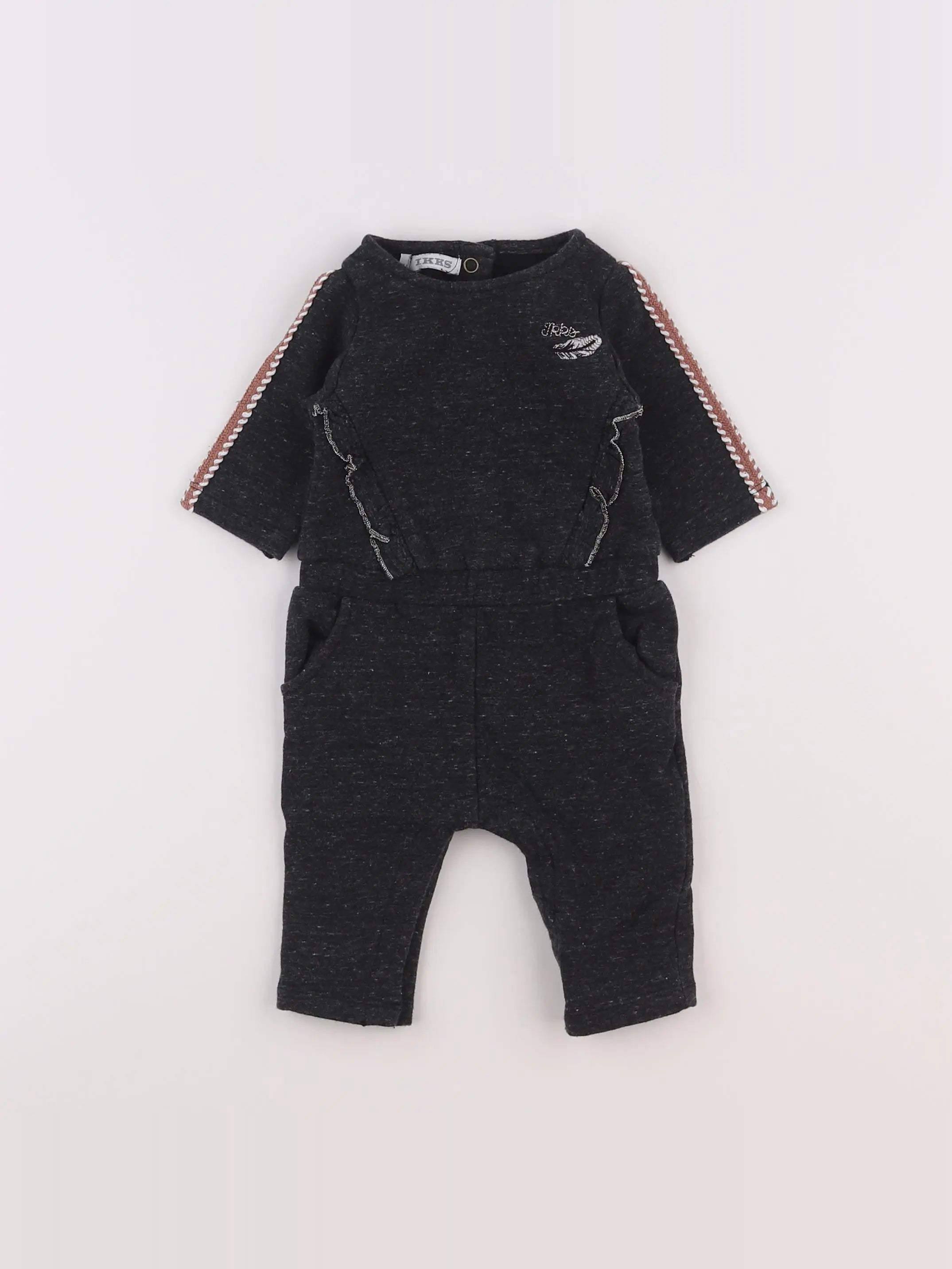 IKKS - combinaison gris - 3 mois