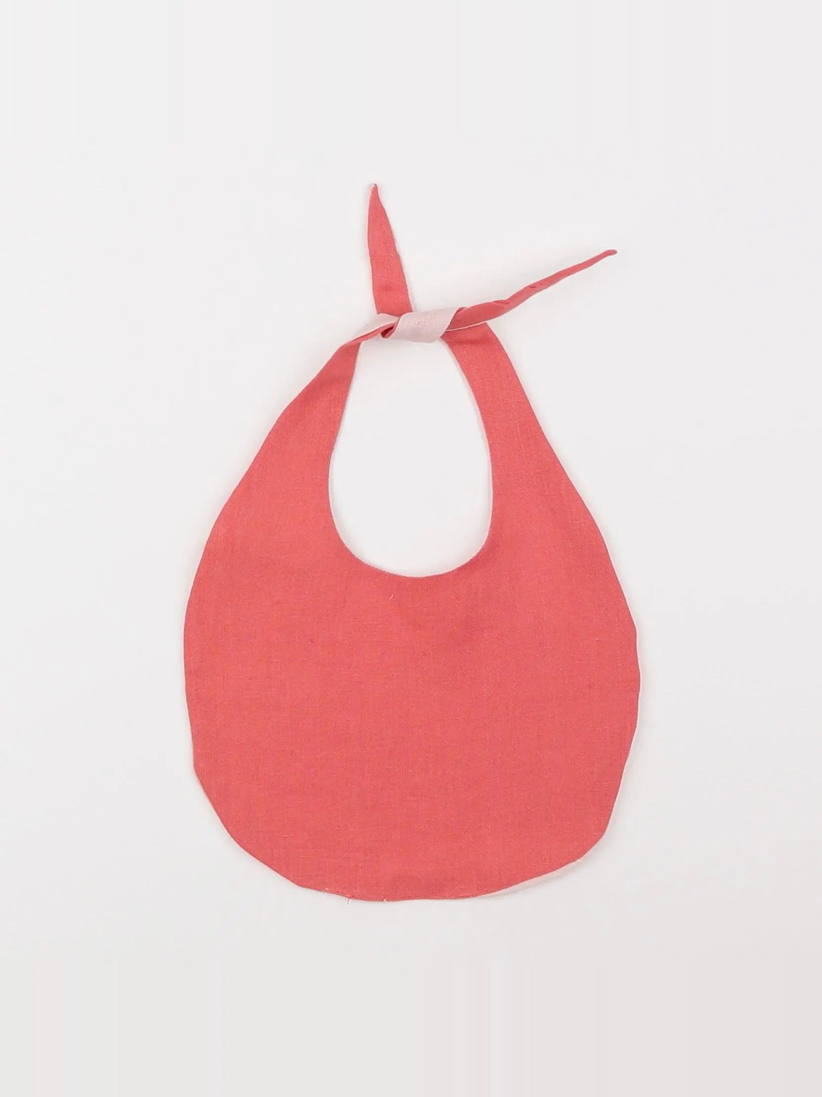 GABRIELLE PARIS - bavoir rose dragée toscane - 0/12 mois