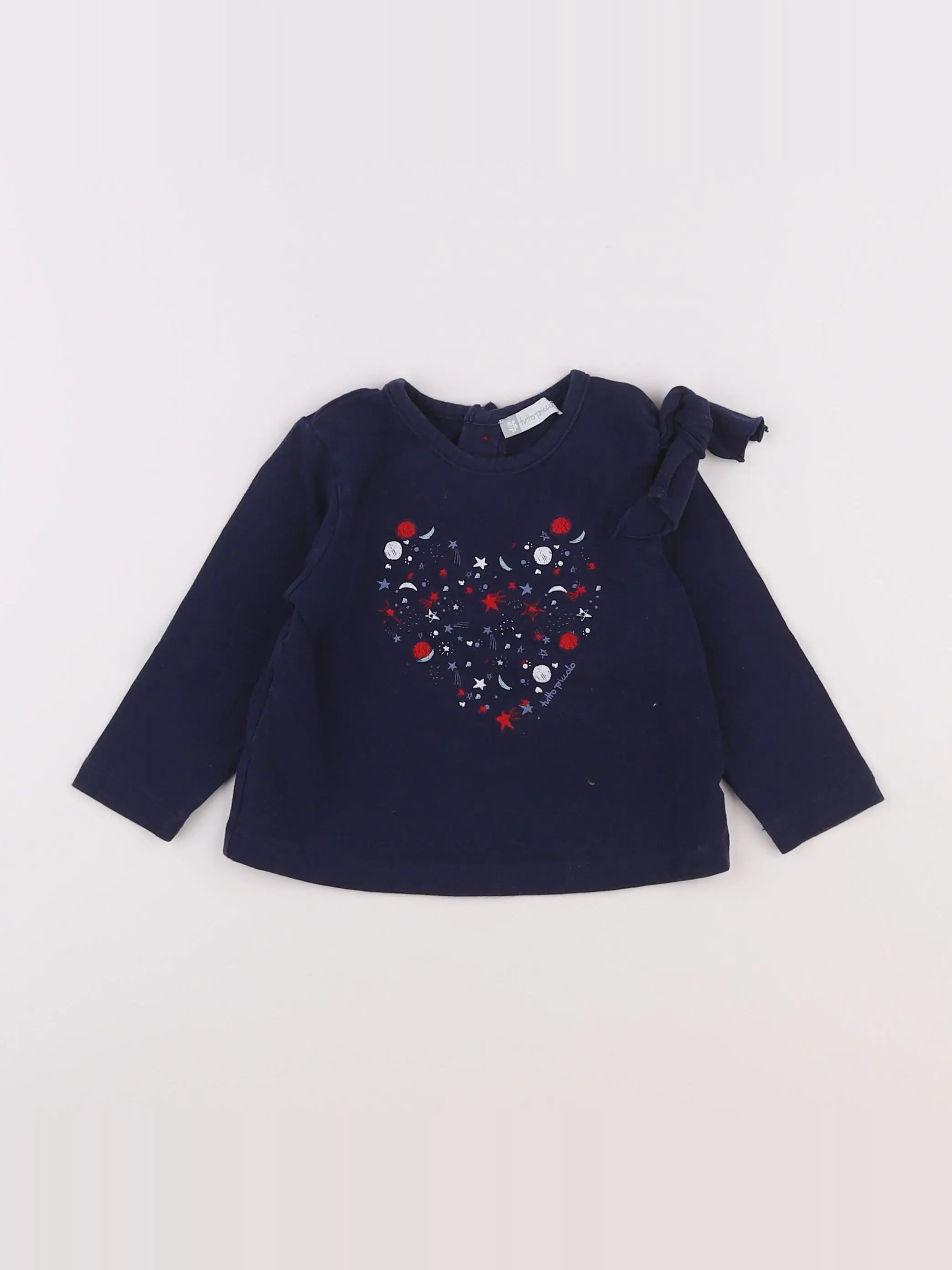 Tutto Piccolo - tee-shirt bleu - 12 mois