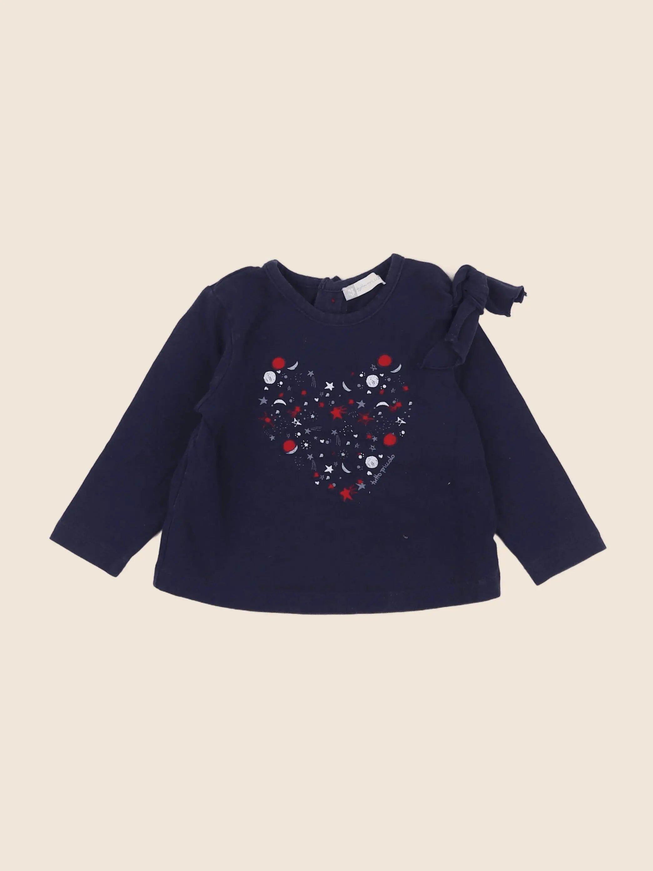 Tutto Piccolo - tee-shirt bleu - 12 mois