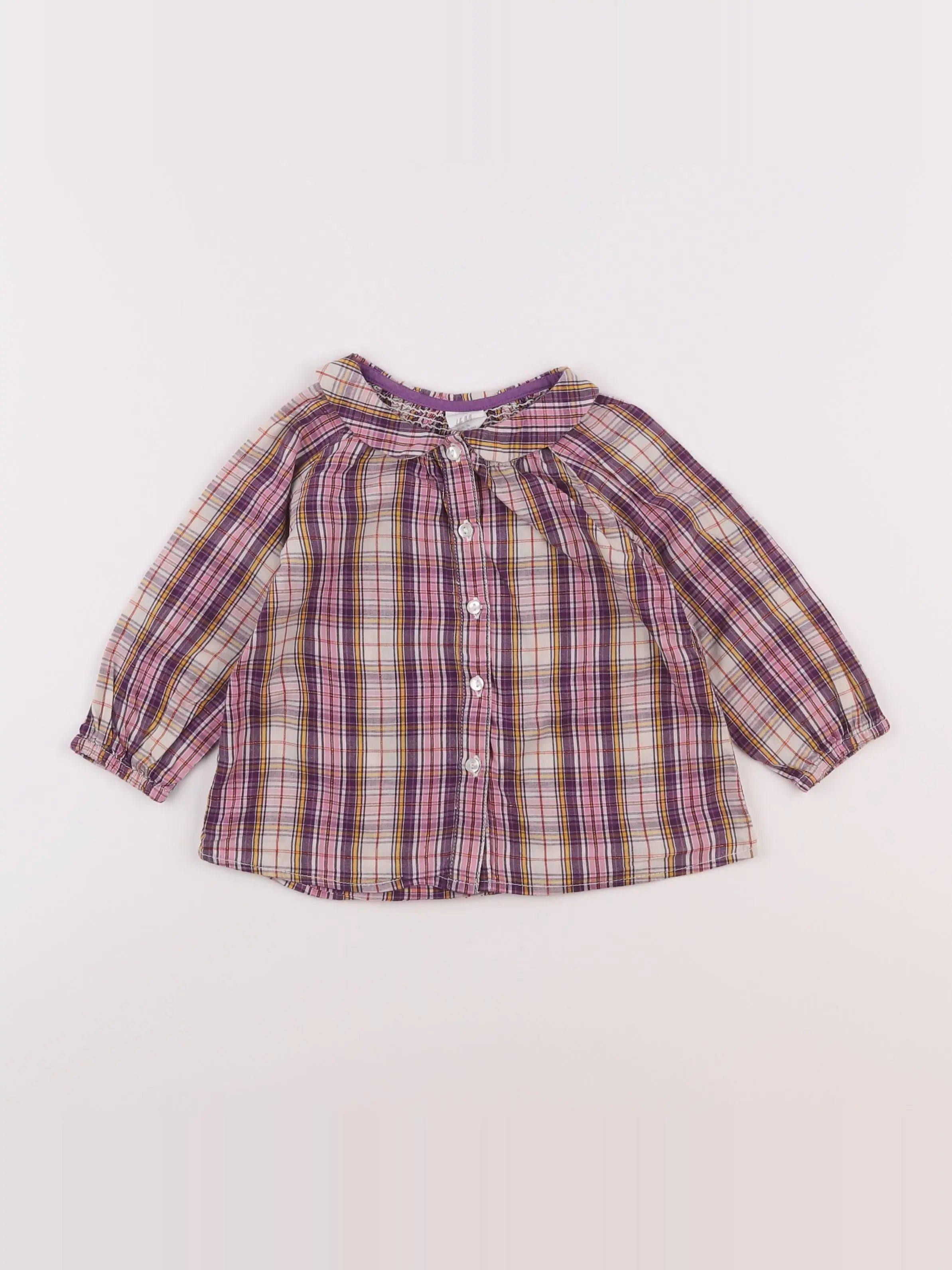 H&M - blouse multicolore - 6/9 mois