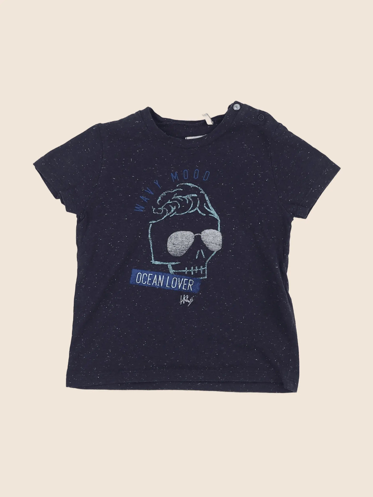 IKKS - tee-shirt bleu - 18 mois