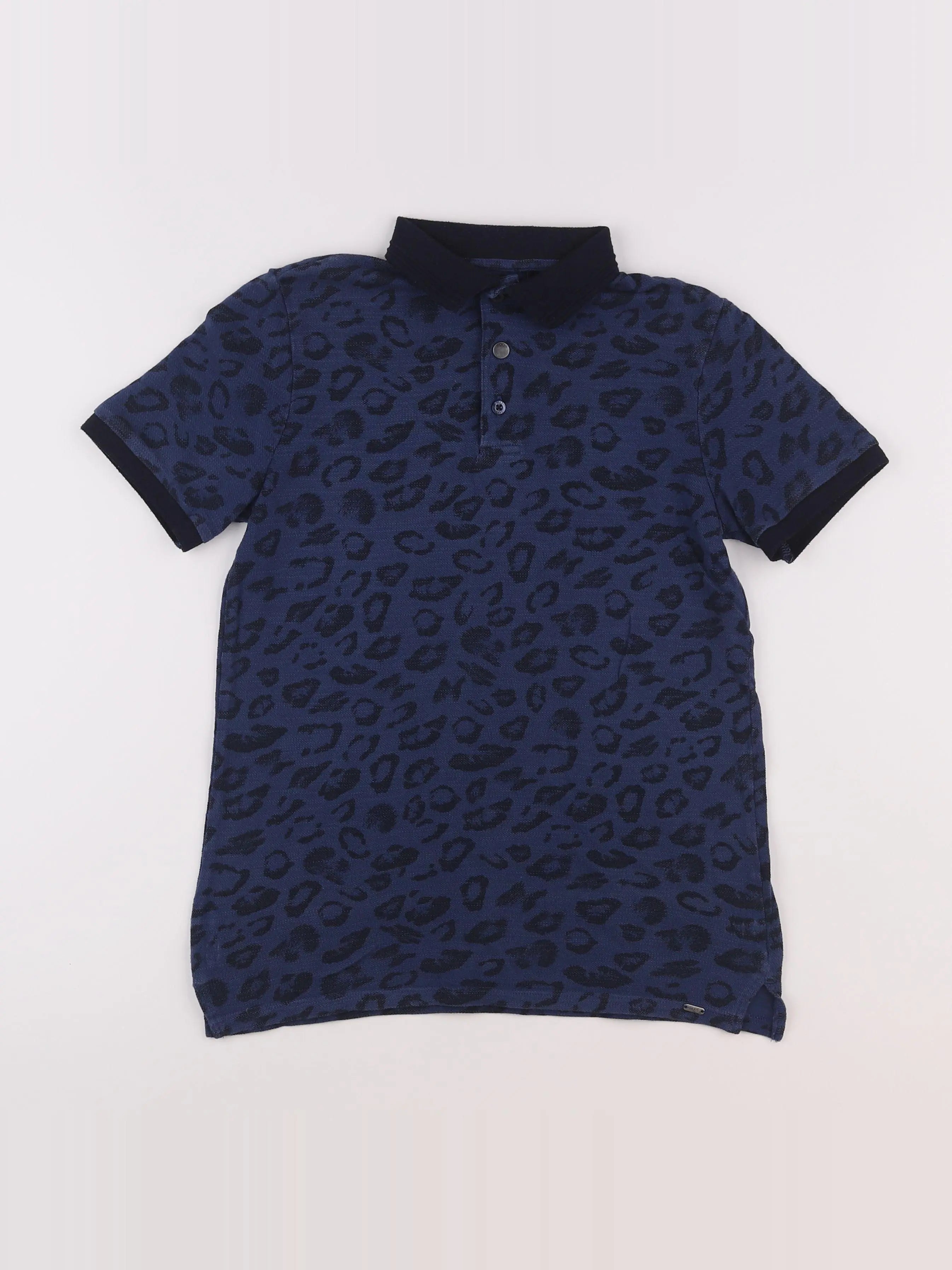 IKKS - polo bleu - 10 ans