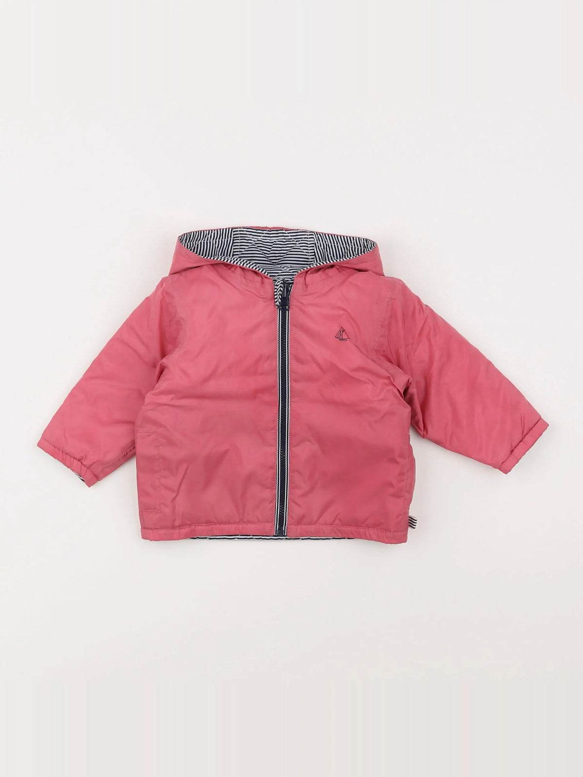 Petit Bateau - imperméable rose - 6 mois