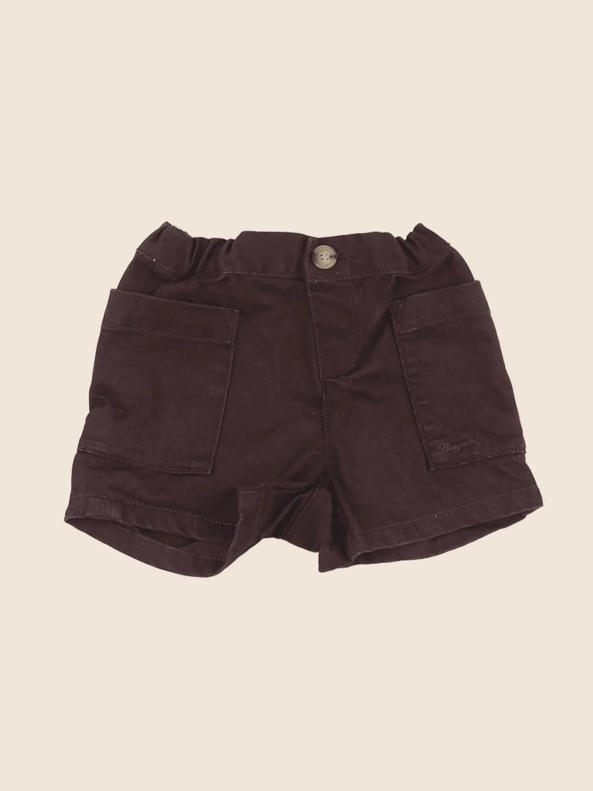 Bonpoint - short marron - 6 mois