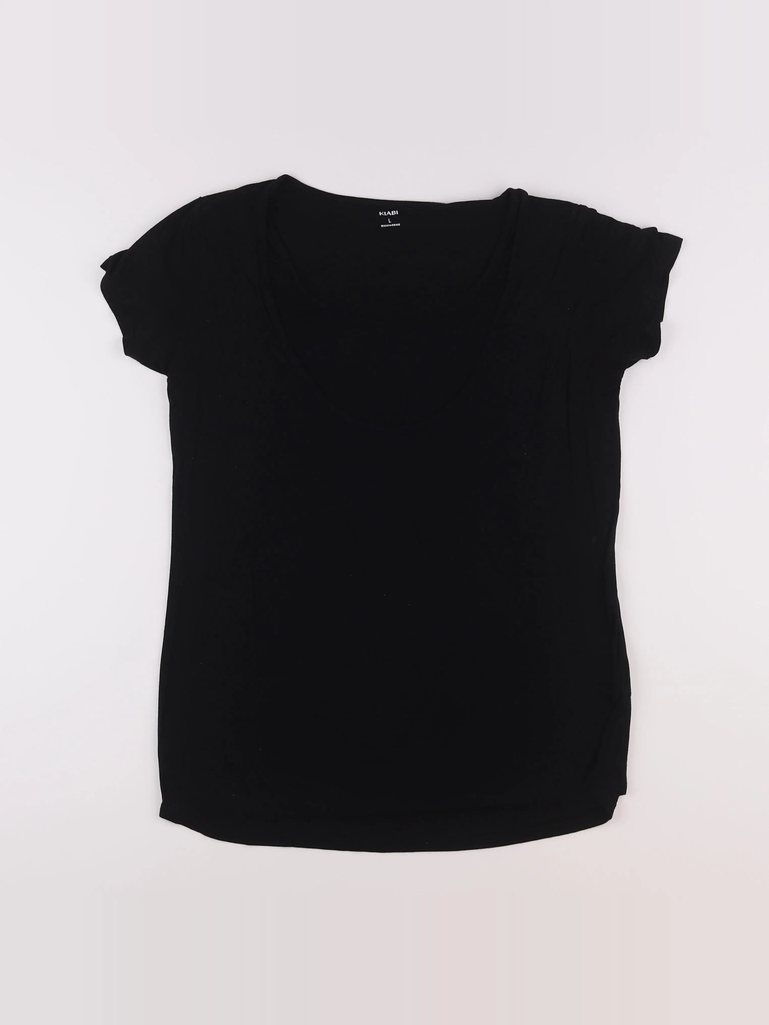 Kiabi - tee-shirt grossesse noir - 40