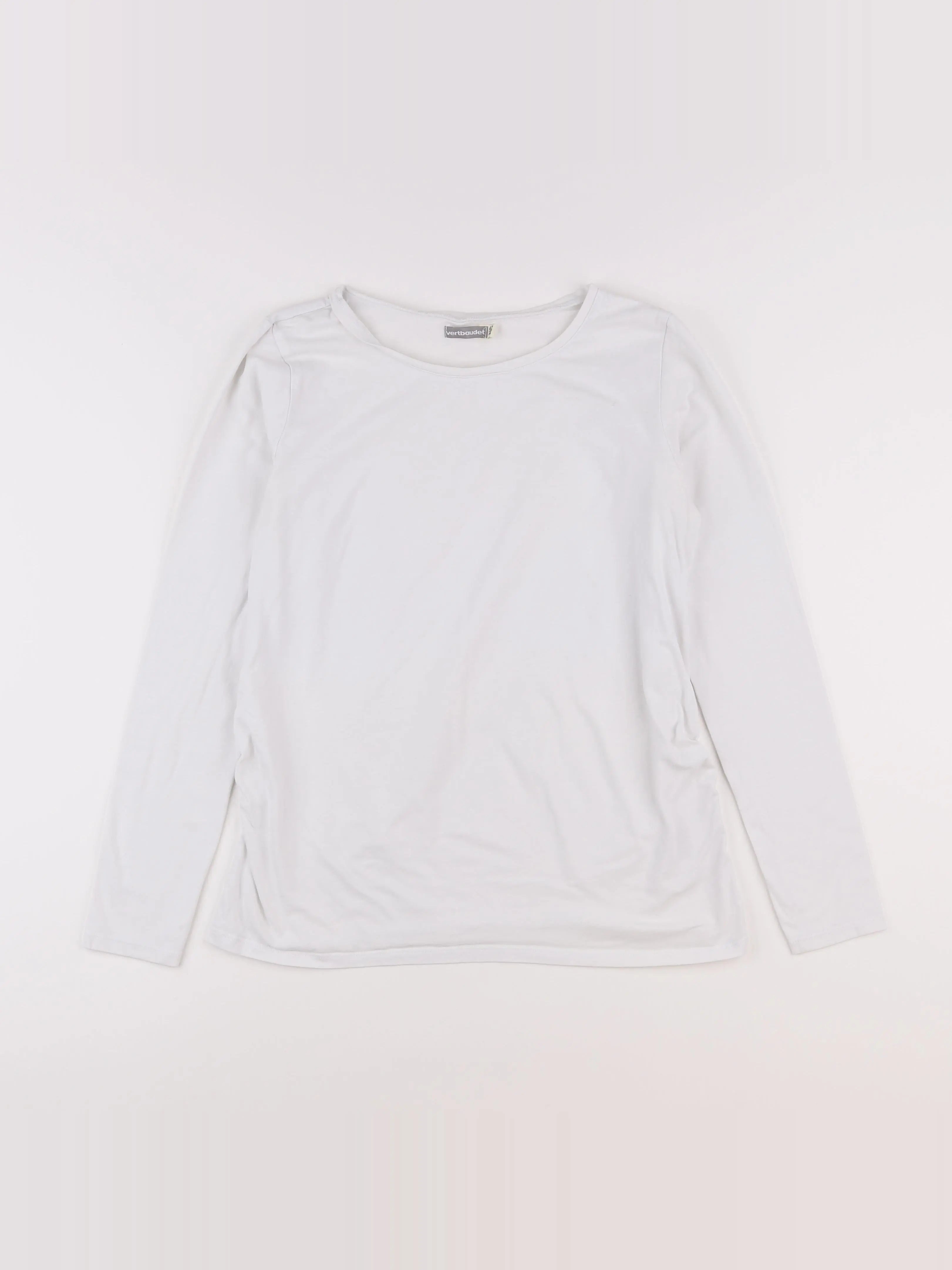Vertbaudet - tee-shirt grossesse blanc - 42 à 44