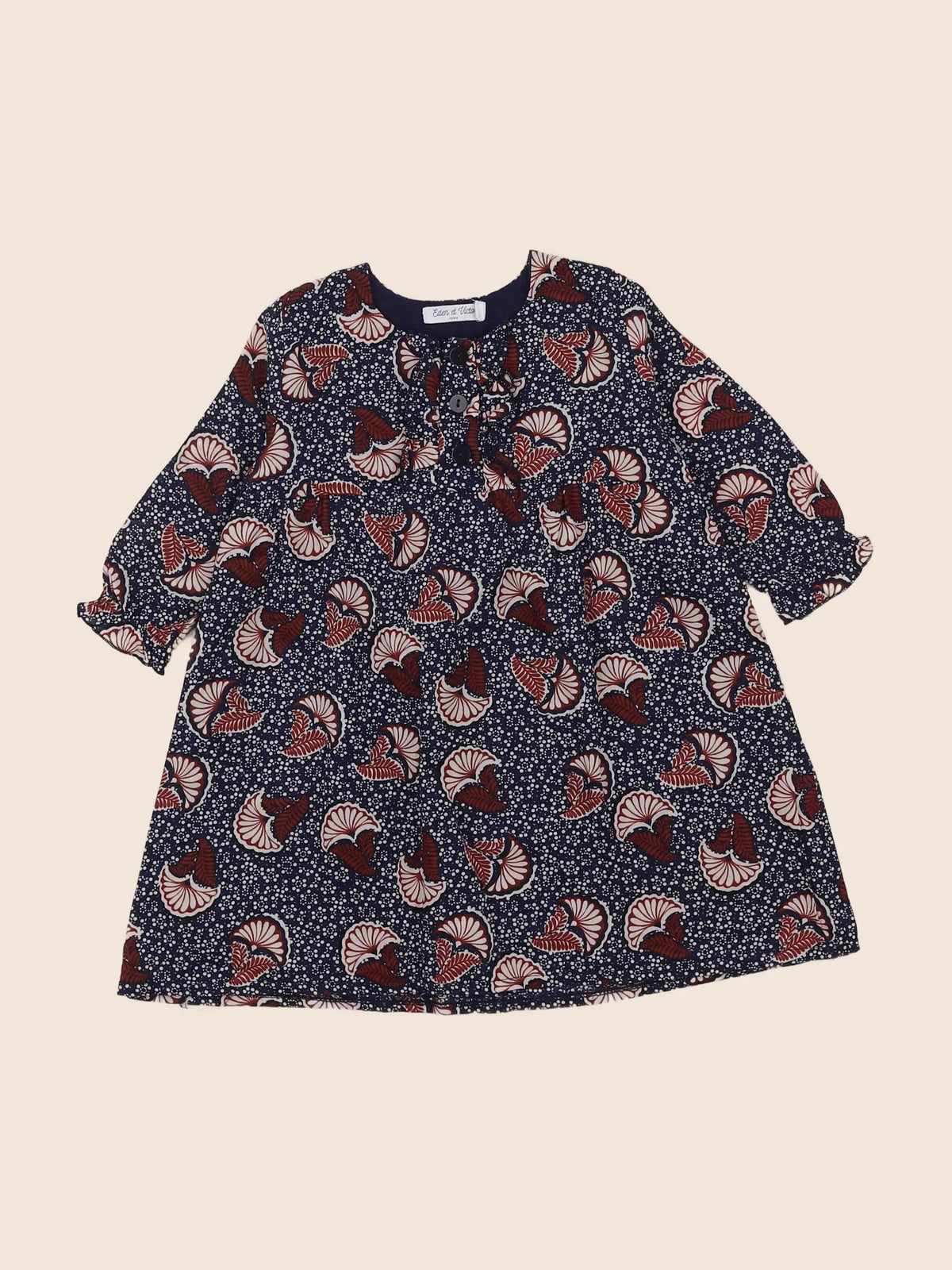 Eden & Victor - robe multicolore - 6 mois