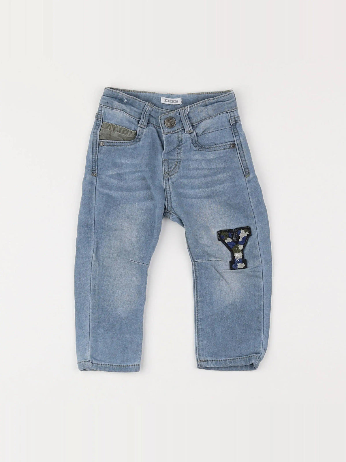 IKKS - jean gris - 18 mois