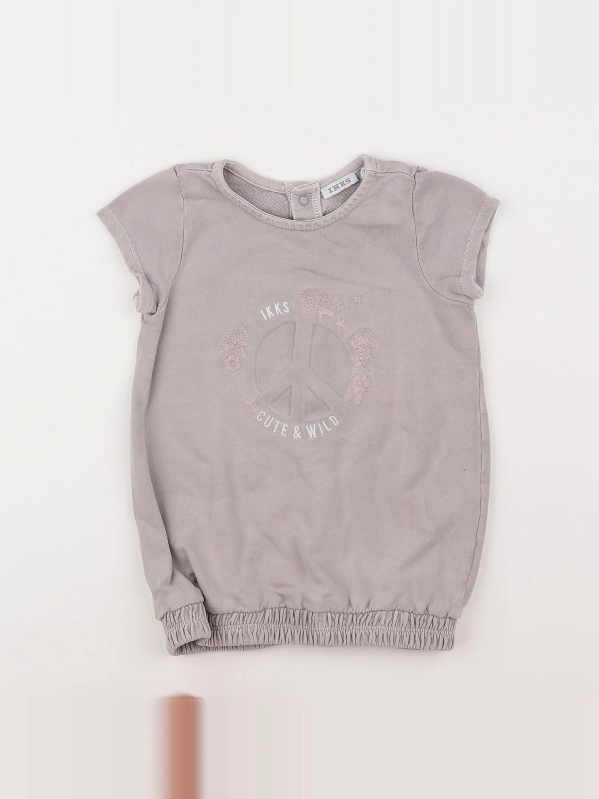 IKKS - robe gris - 12 mois