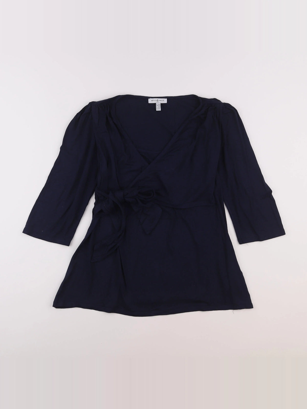 Envie de fraise - tee-shirt grossesse bleu - 38 à 40