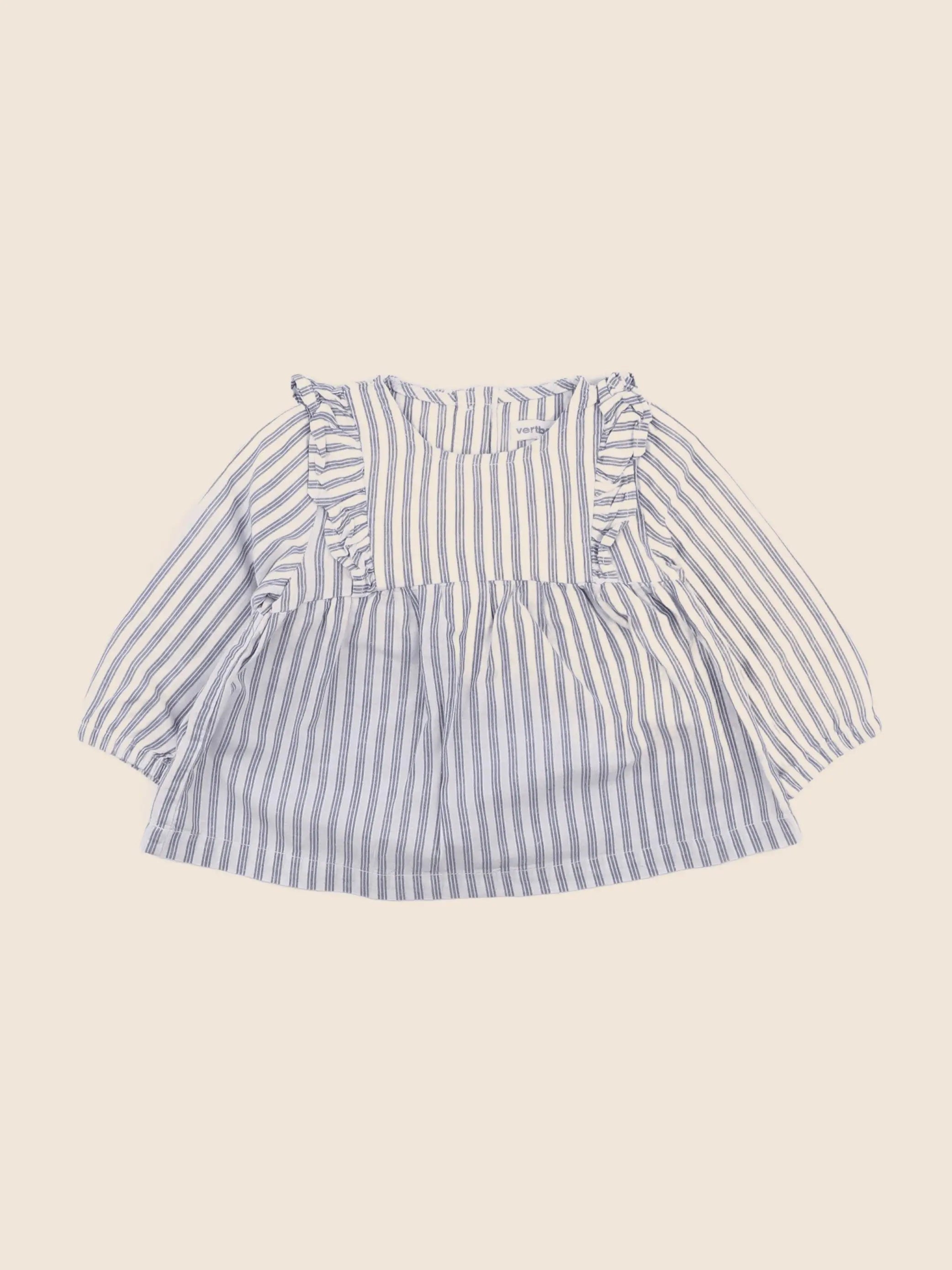 Vertbaudet - blouse bleu - 6 mois