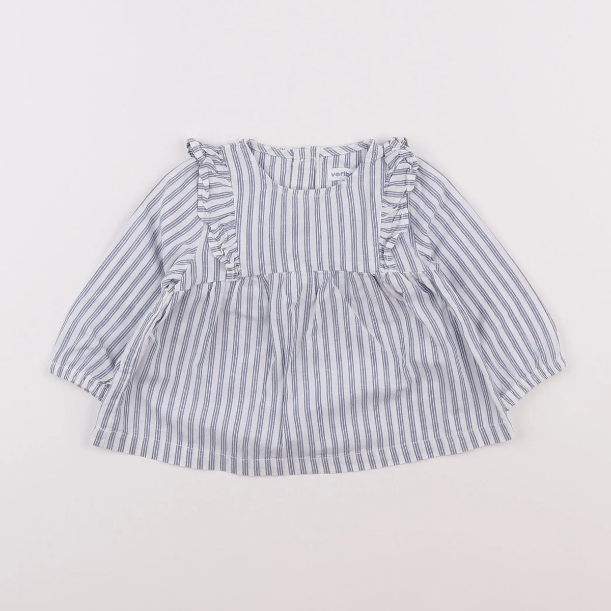 Vertbaudet - blouse bleu - 6 mois