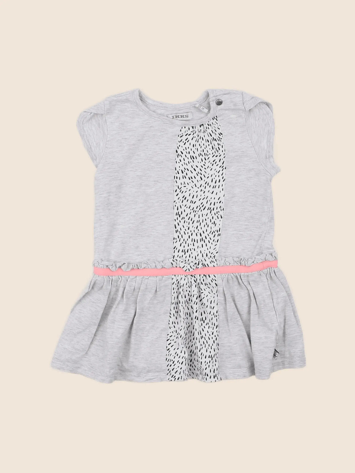 IKKS - robe gris - 12 mois