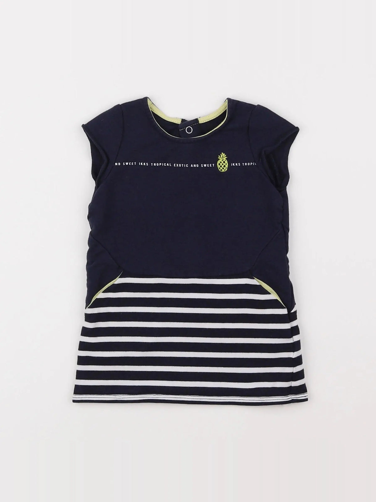 IKKS - robe bleu - 6 mois